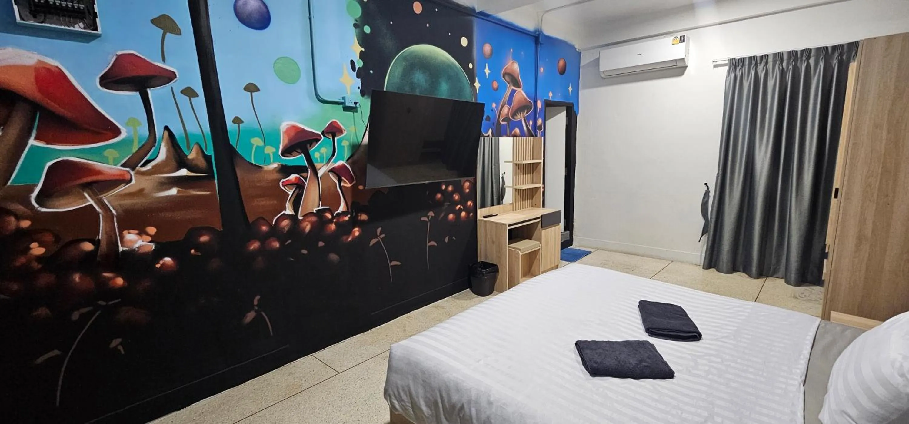 Bedroom, Bed in Urban Jungle Social