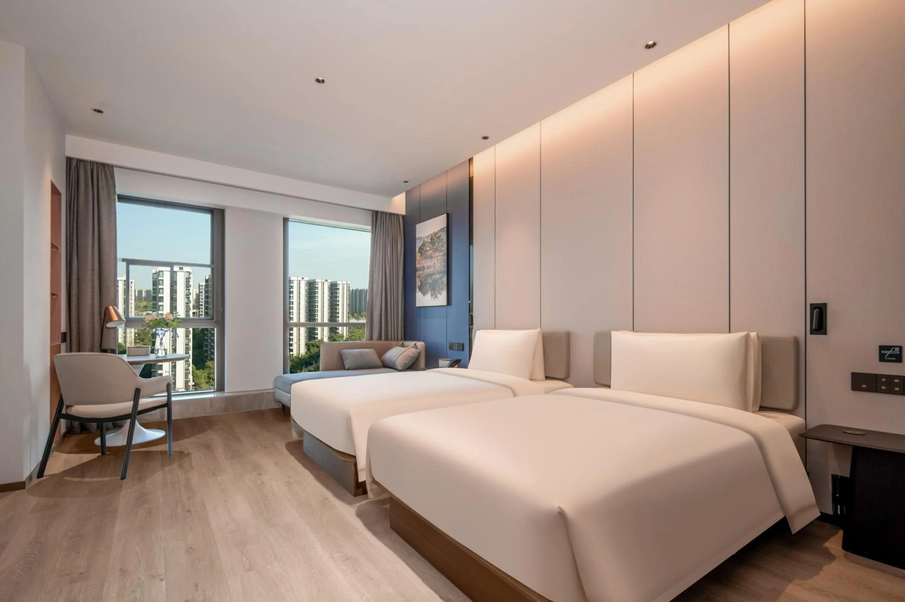 Bed in Atour Hotel Hangzhou East Railway Station East Square