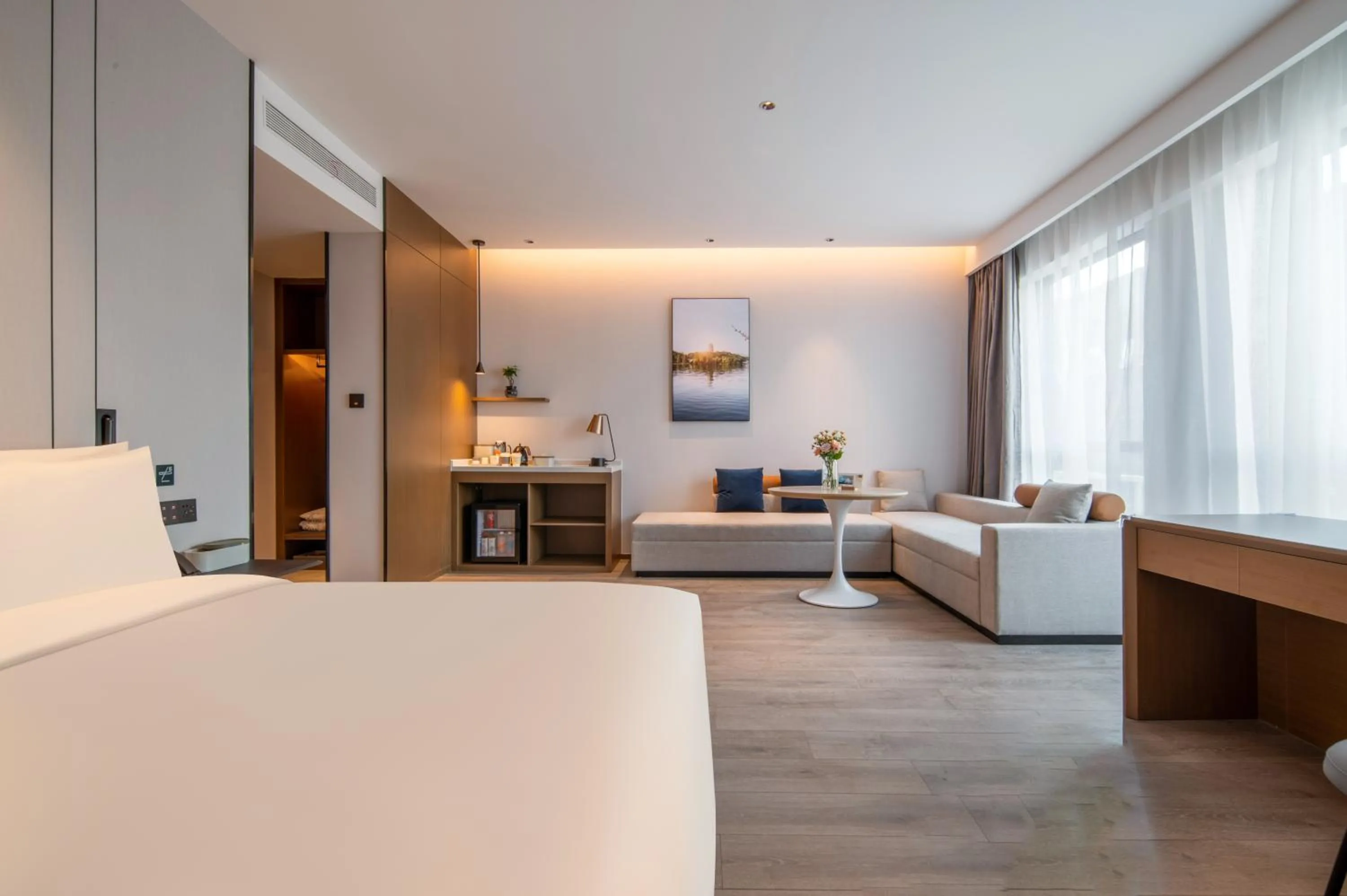 Bed in Atour Hotel Hangzhou East Railway Station East Square