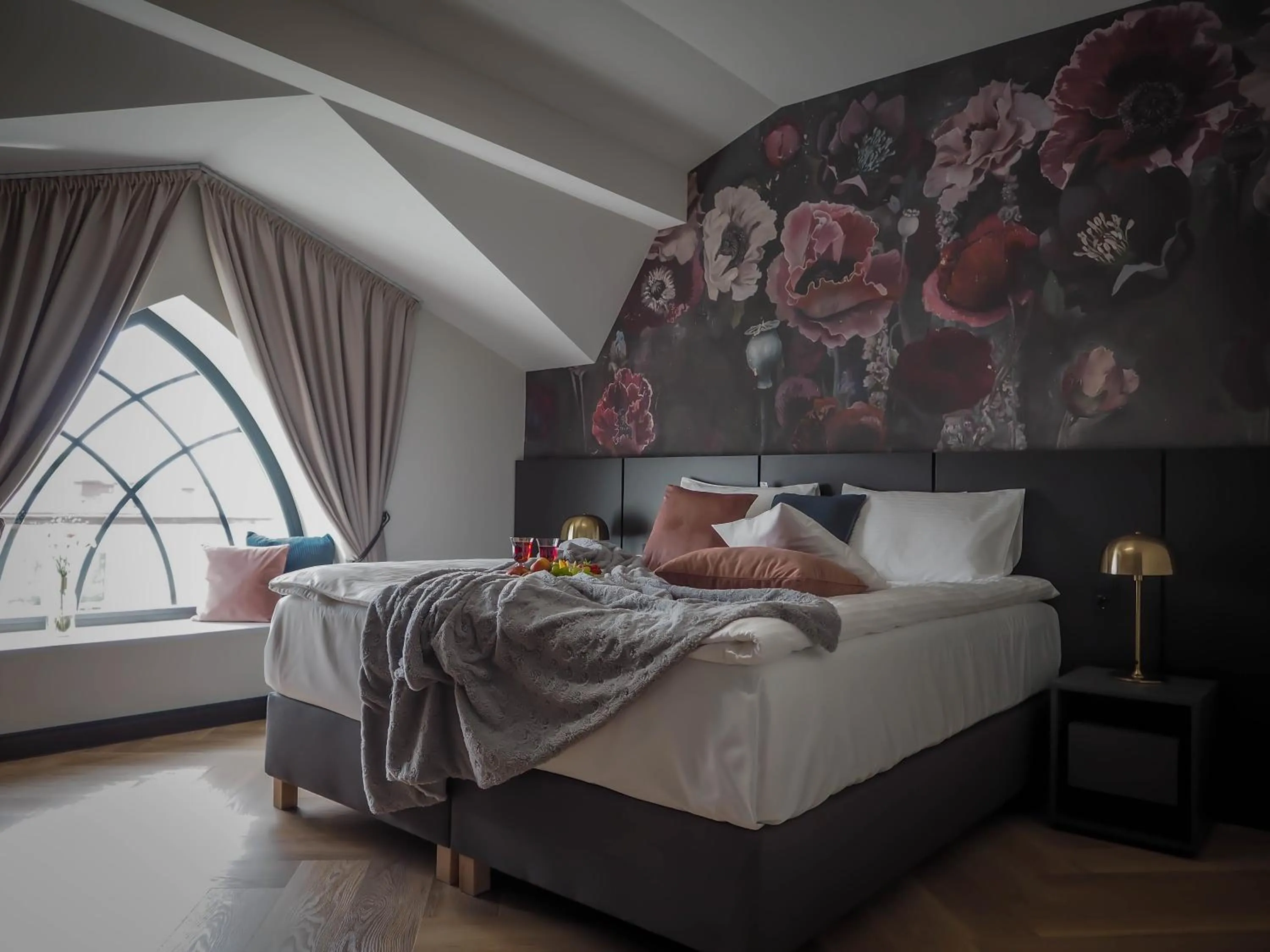 Bed in Carvala Boutique Apartments
