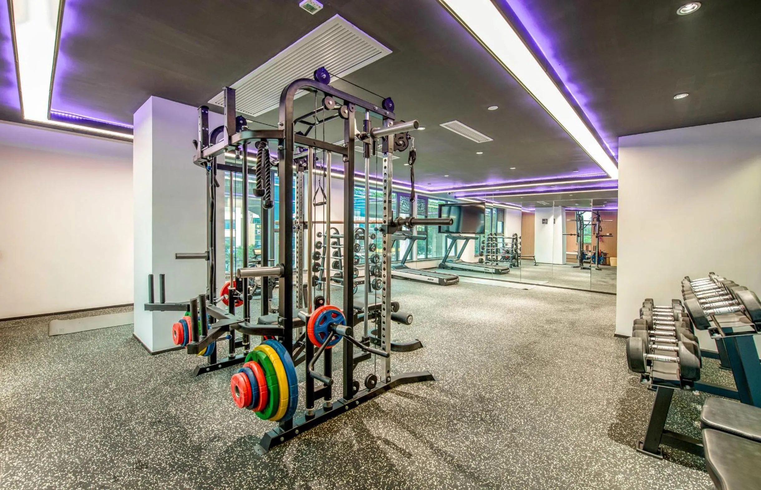 Fitness centre/facilities in Atour Hotel Guangzhou Sanyuanli-Guangzhou Baiyun Railway-Fiee Self-Service Laundry