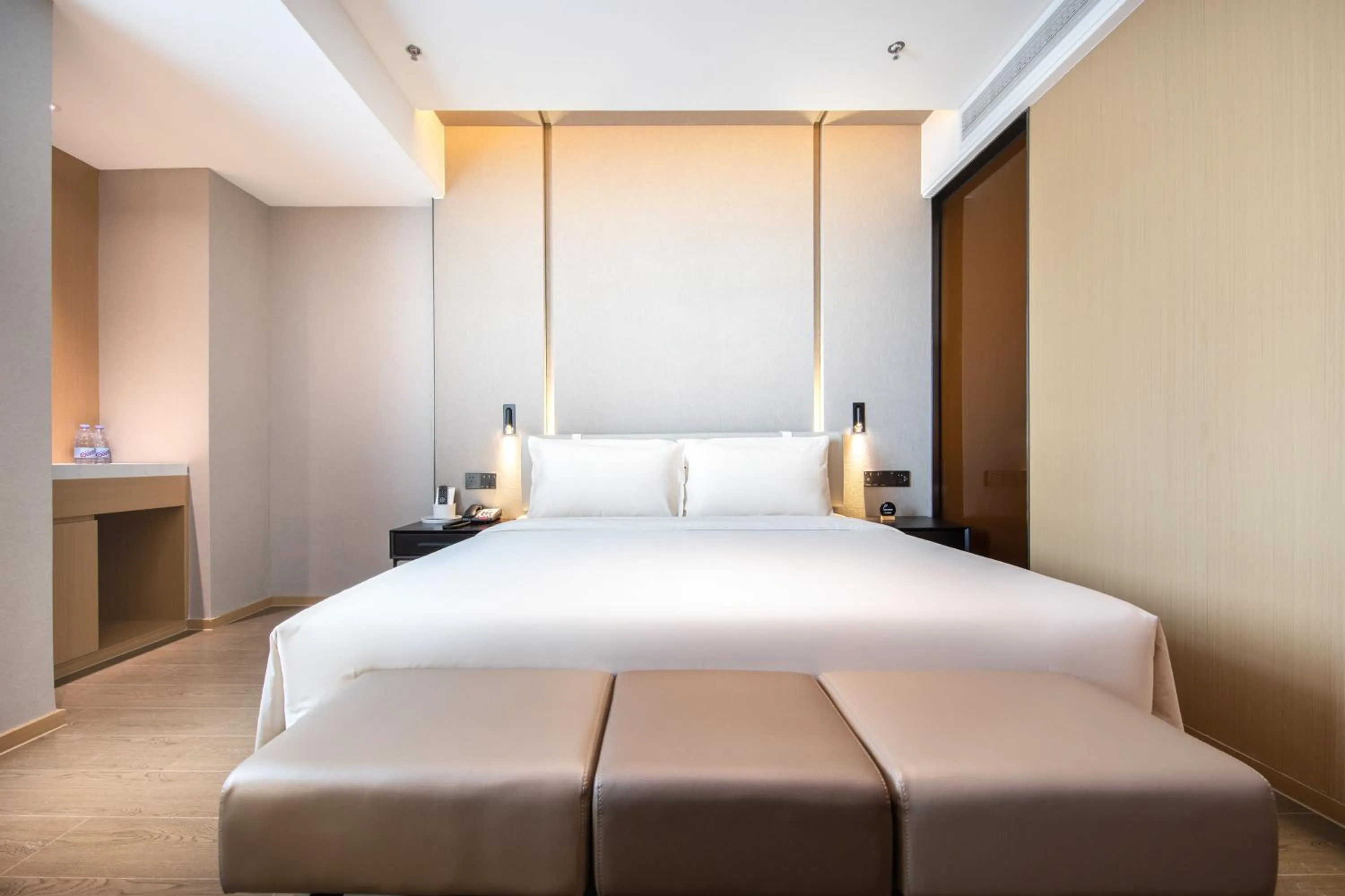 Bed in Atour Hotel Guangzhou Huangpu Luogang Science City