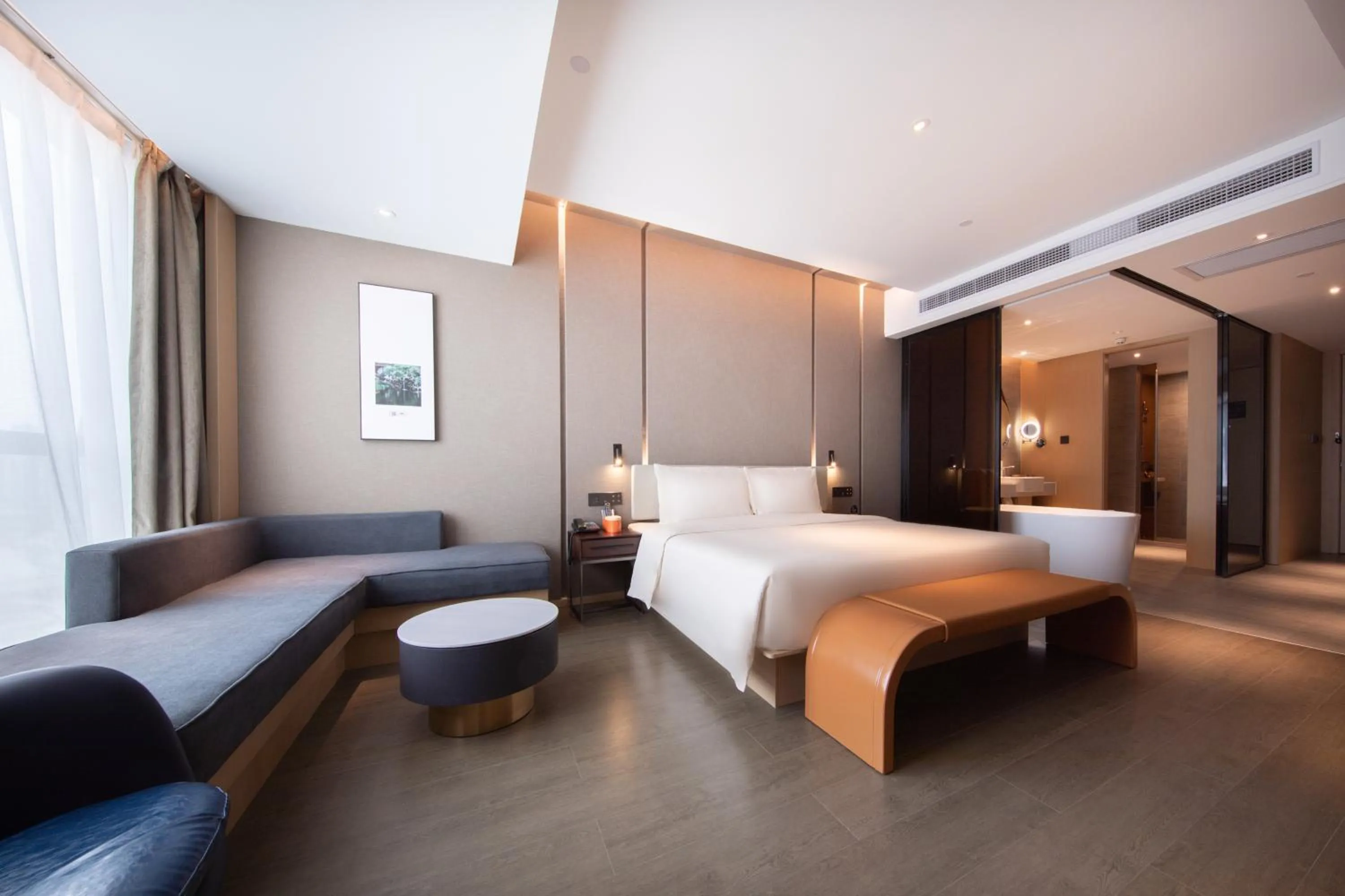 Bedroom, Bed in Atour Hotel Foshan Shunde Happy Coast