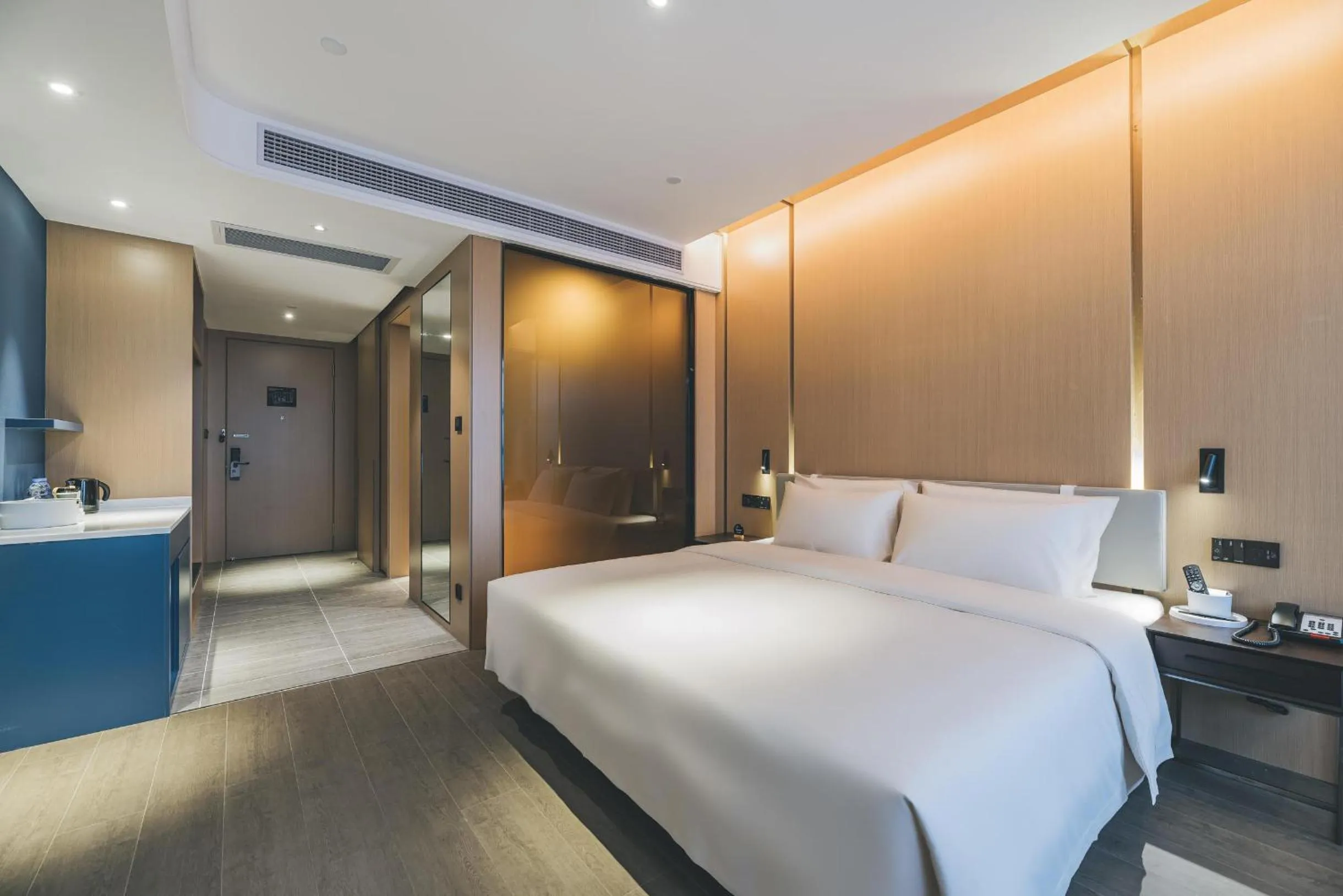 Bed in Atour Hotel Zhanjiang Renmin Avenue Dingsheng Plaza