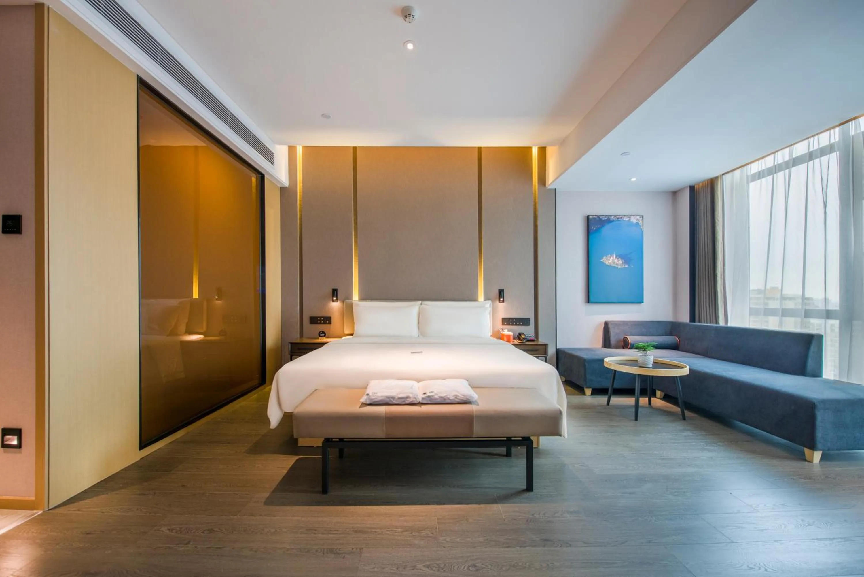 Bed in Atour Hotel Dongguan Humen Avenue
