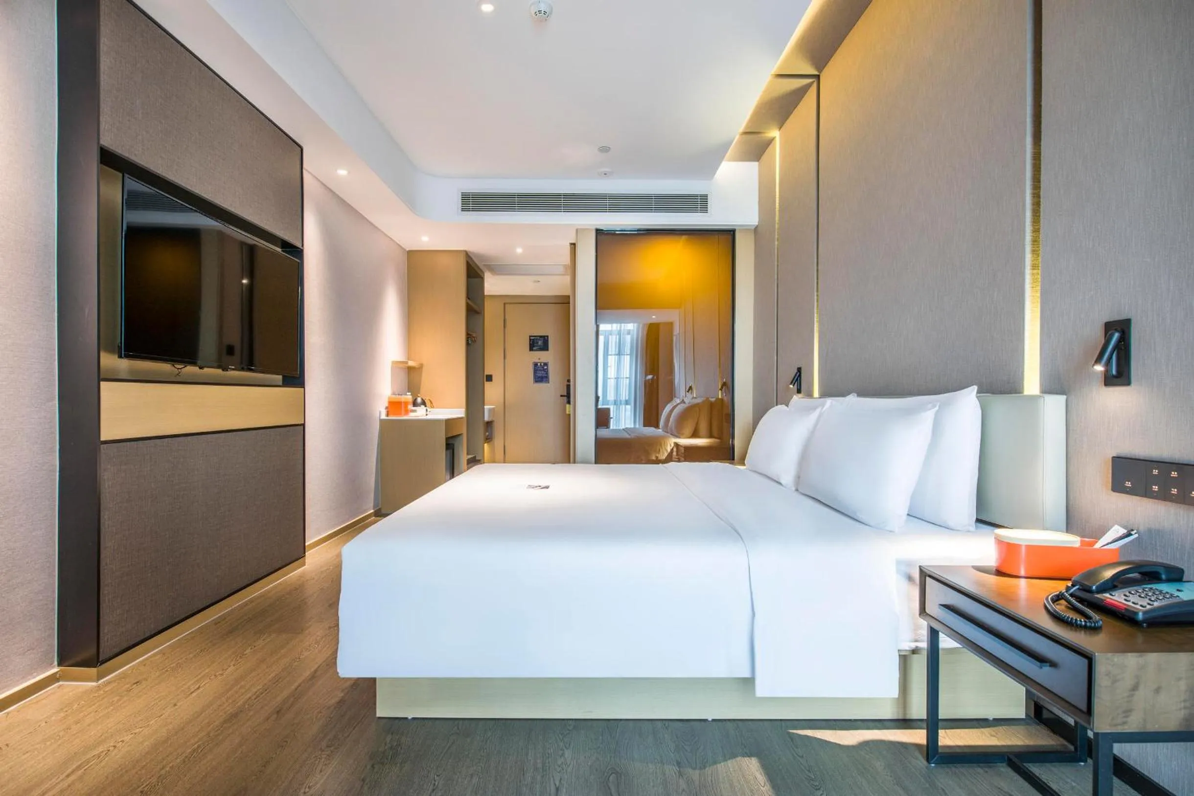 Bed in Atour Hotel Dongguan Humen Avenue