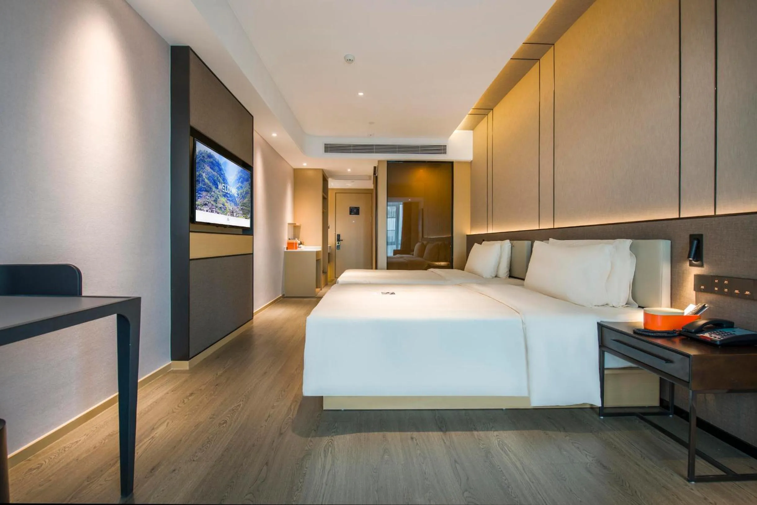 Bed in Atour Hotel Dongguan Humen Avenue