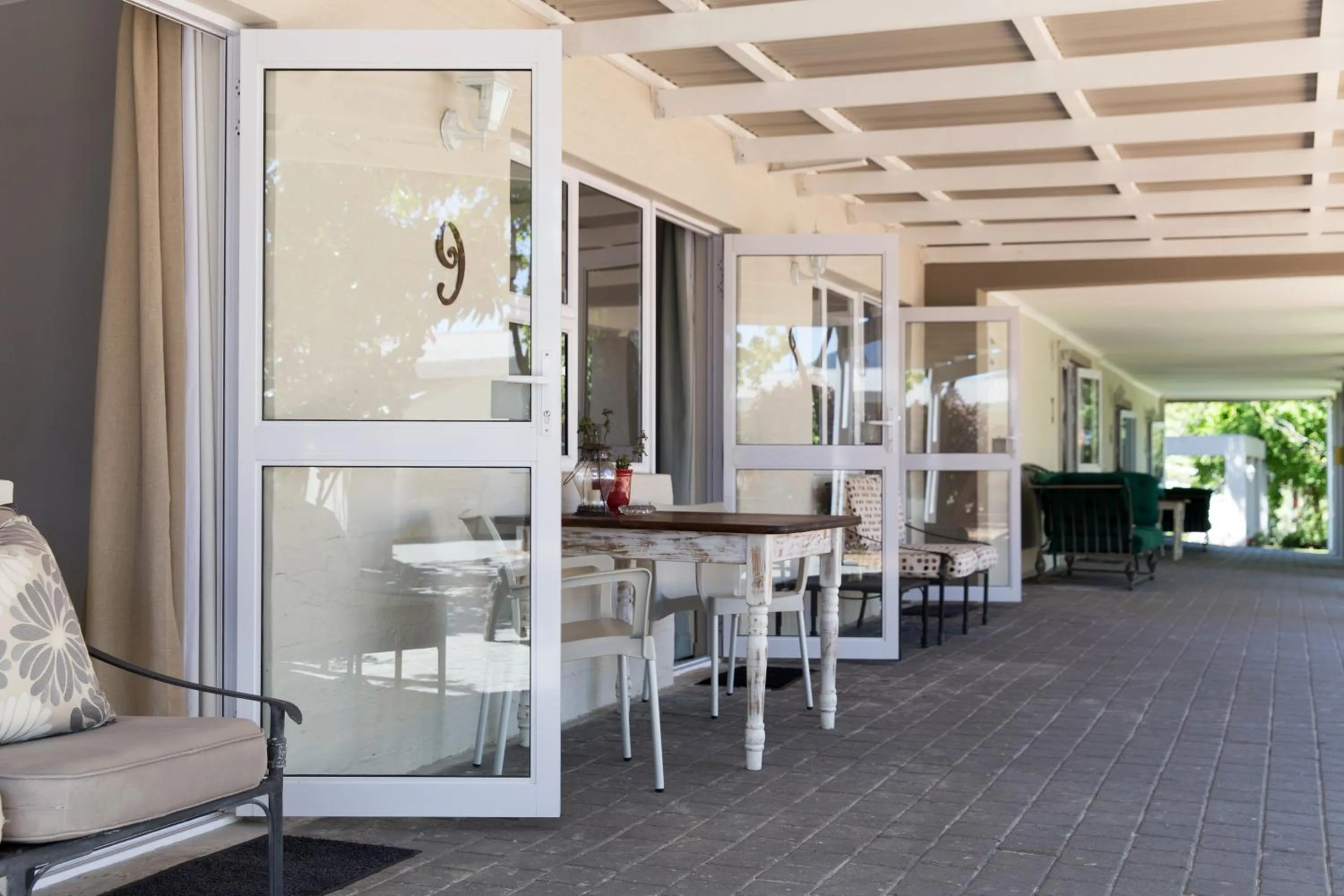 Patio in Nuwerus Lodge Paarl