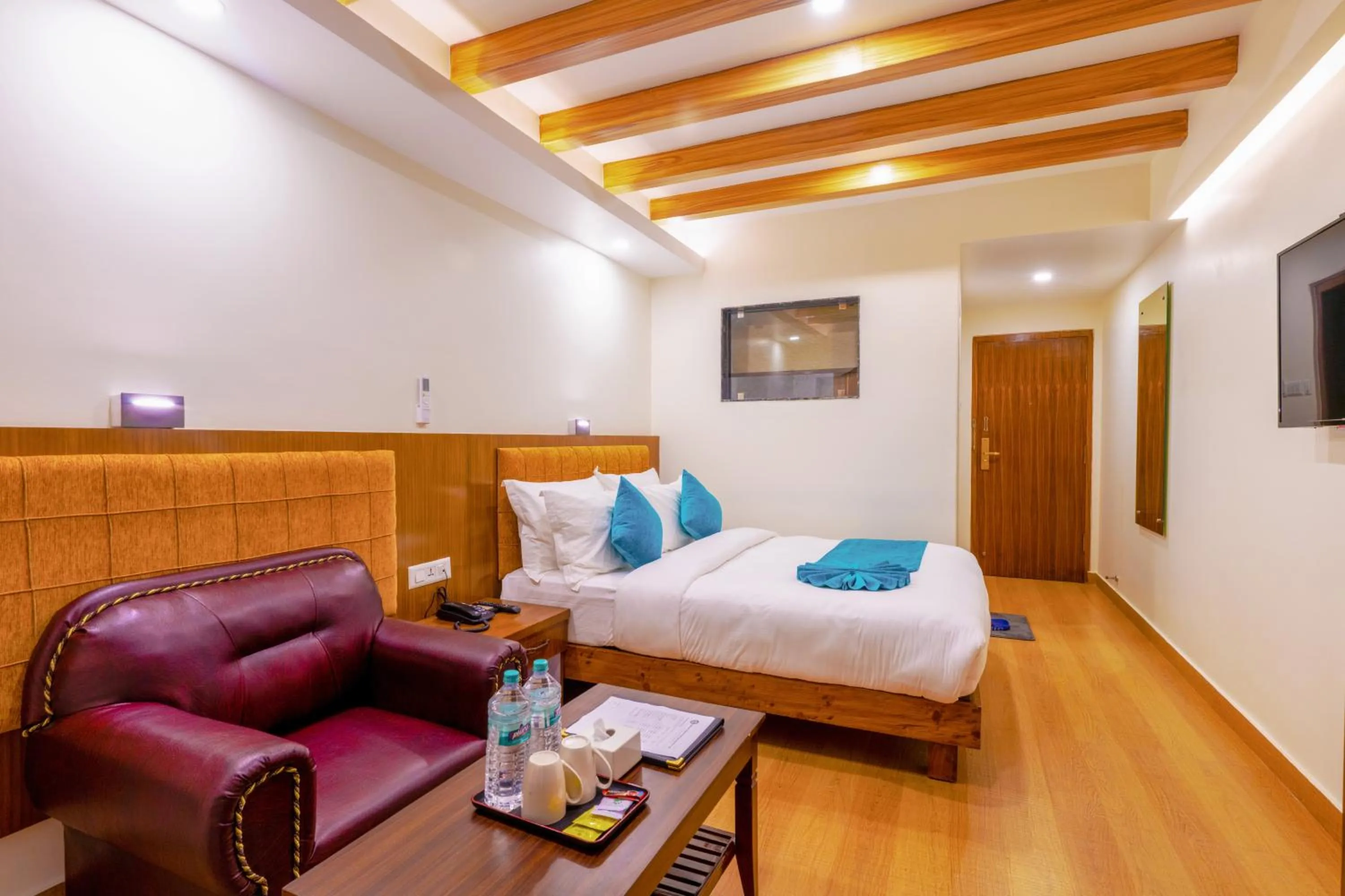 Photo of the whole room, Bed in Pokhara Alpine and Springs