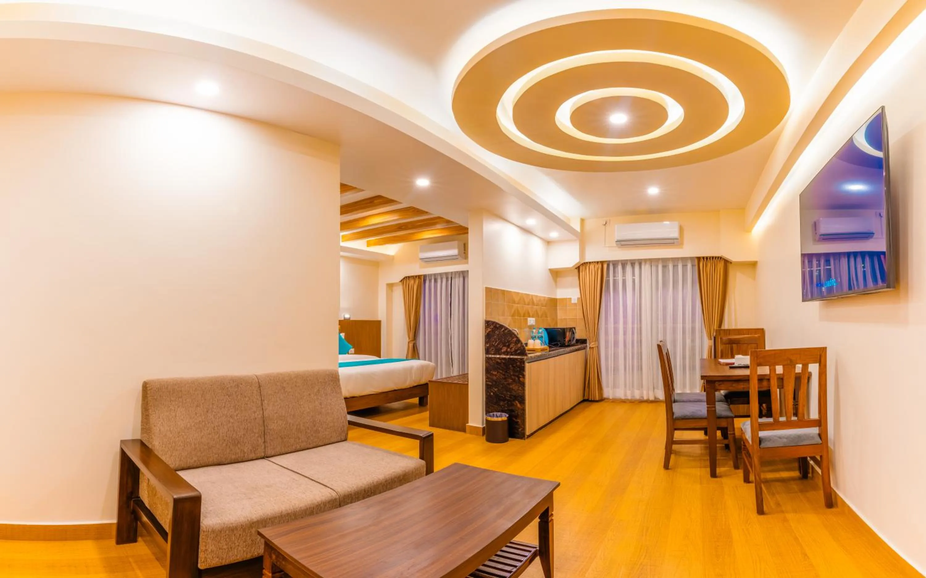 Living room in Pokhara Alpine and Springs