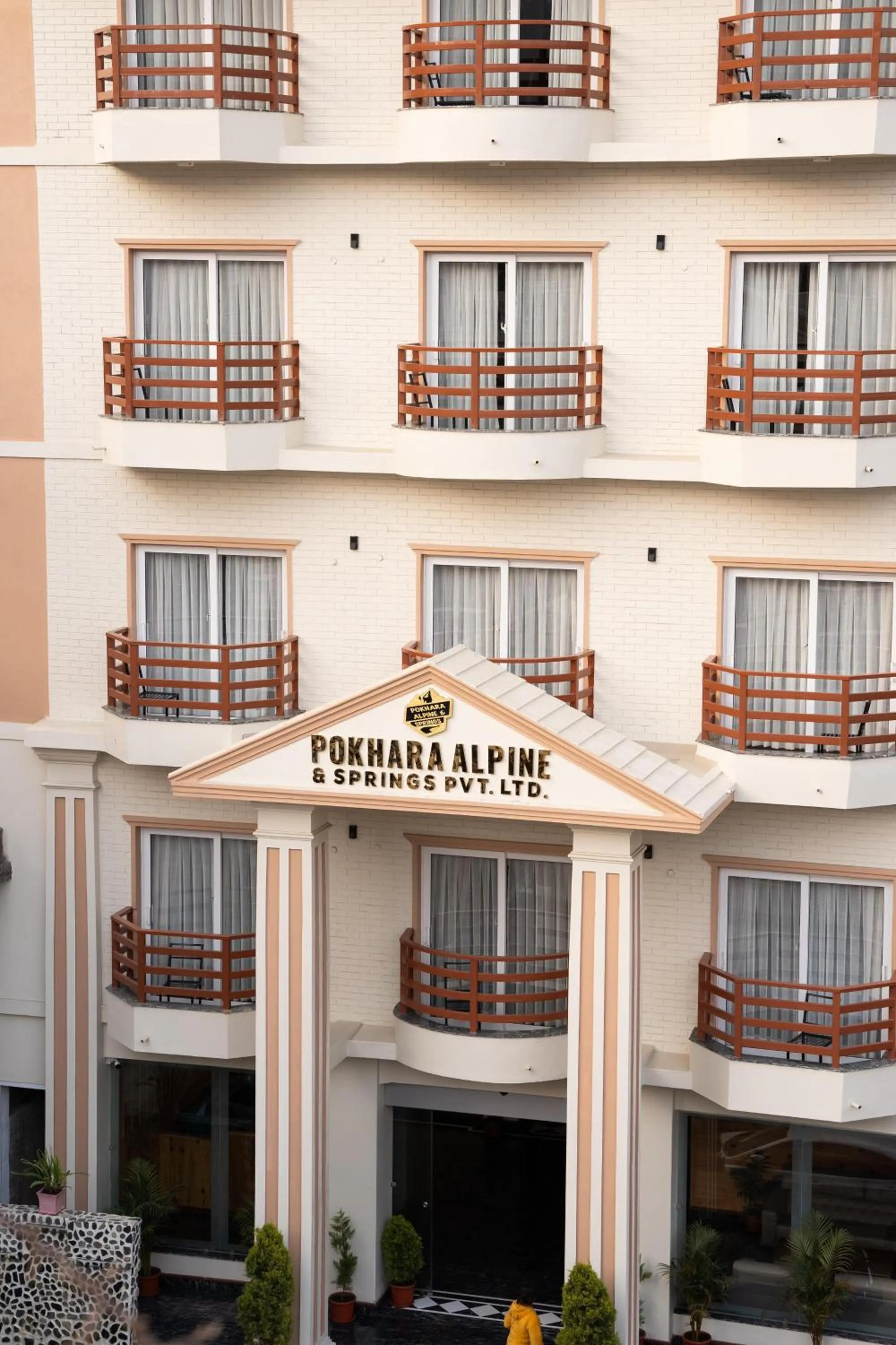 Property logo or sign in Pokhara Alpine and Springs