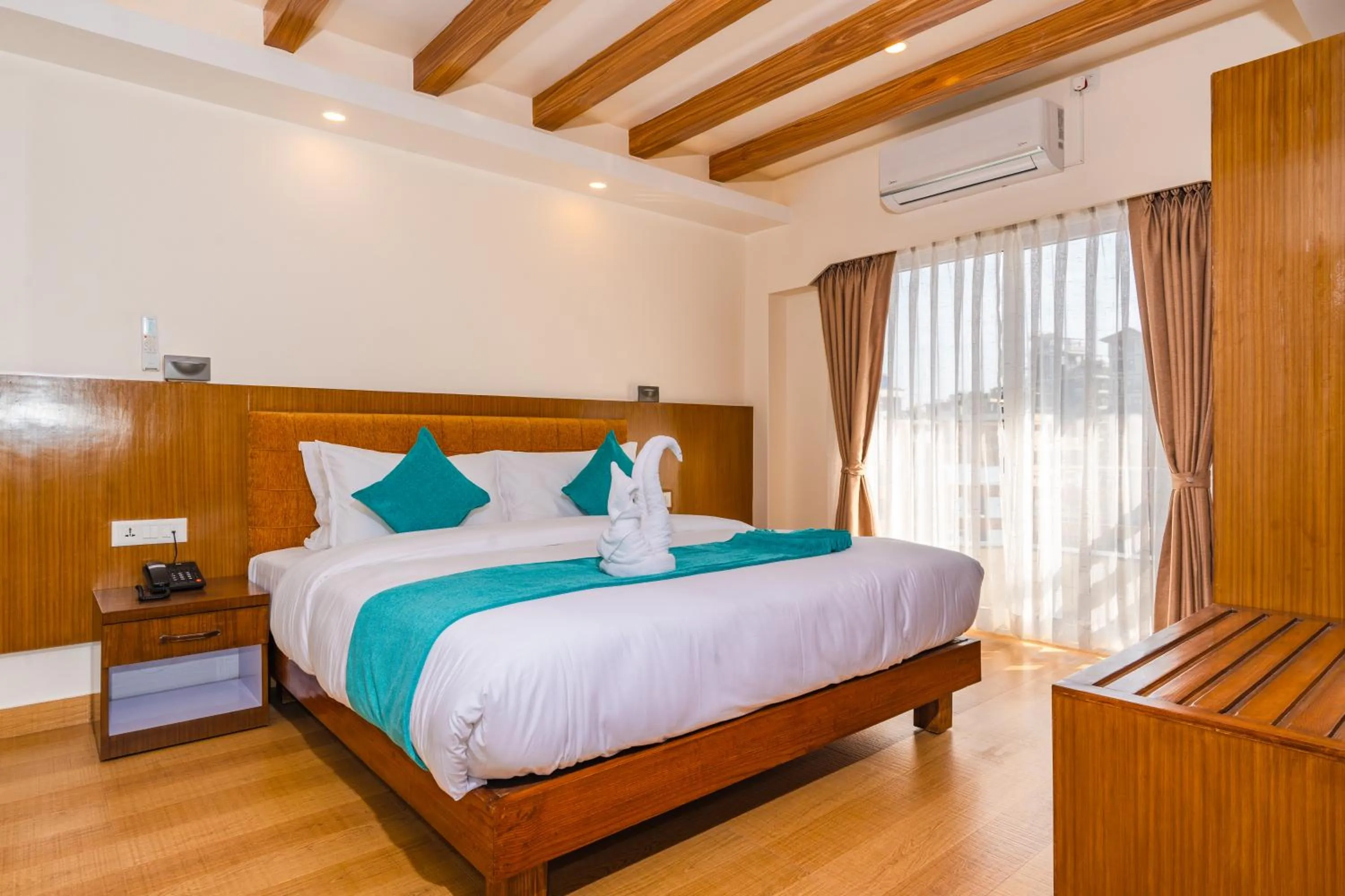 Bedroom, Bed in Pokhara Alpine and Springs