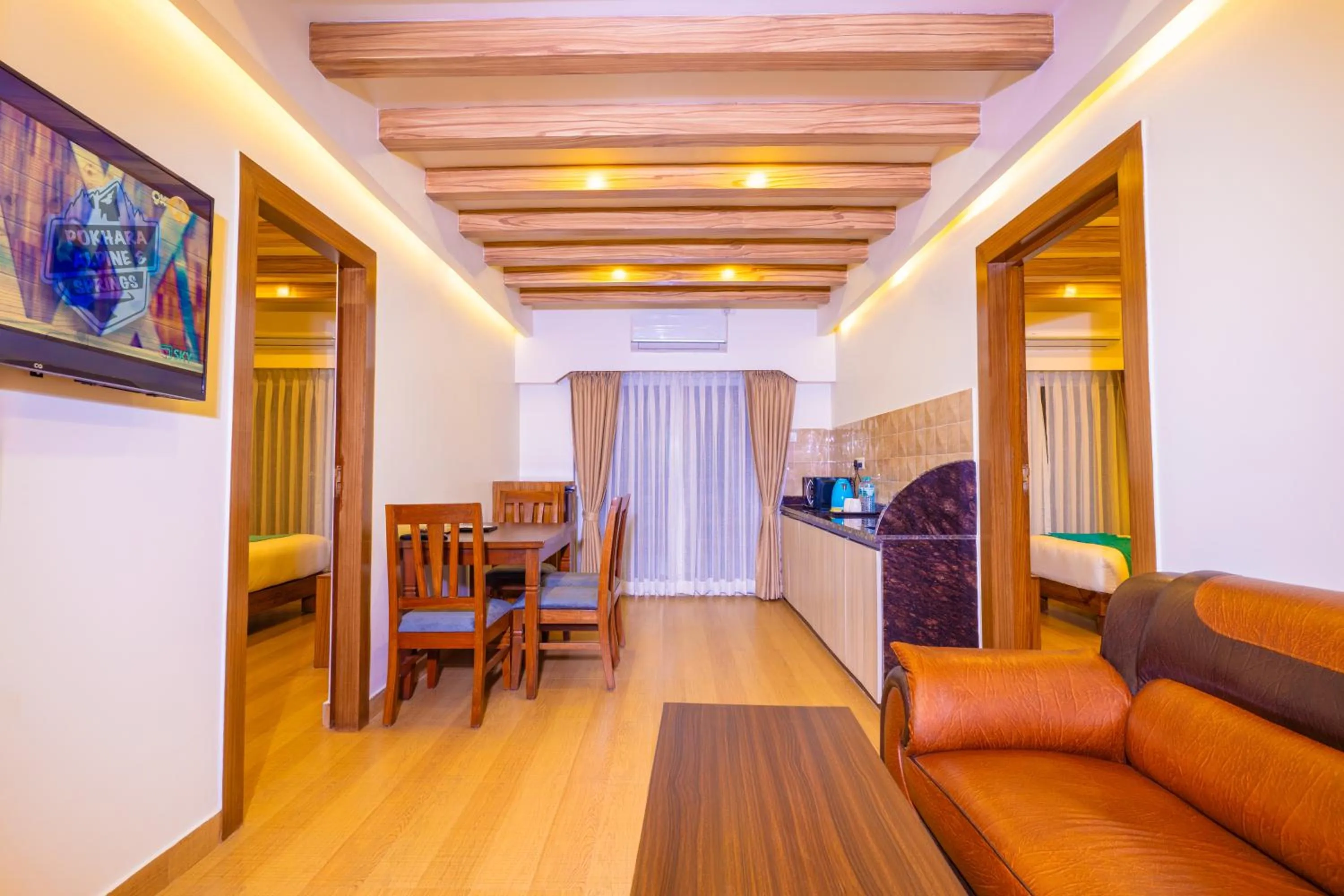 Living room in Pokhara Alpine and Springs