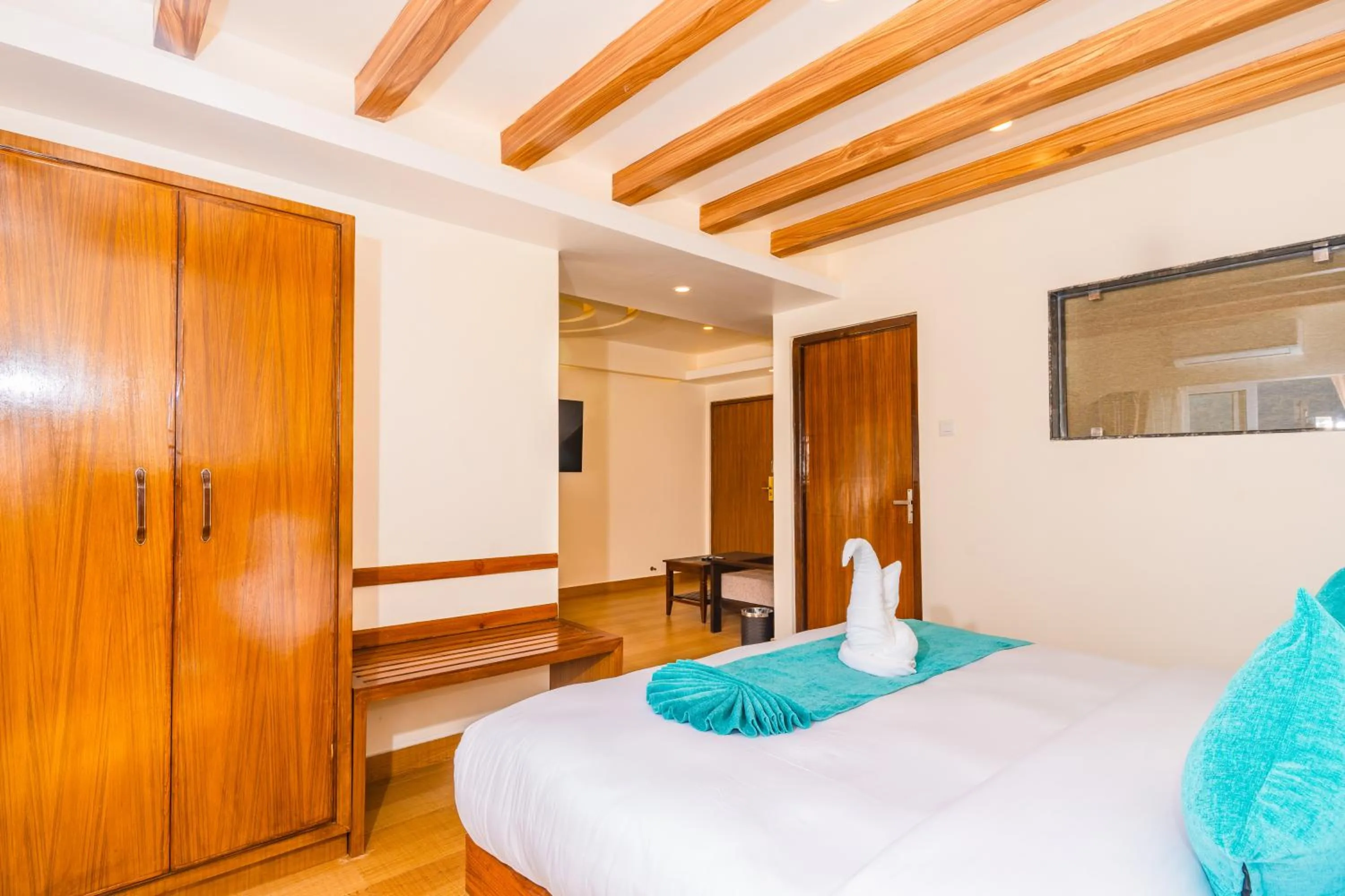 Bedroom, Bed in Pokhara Alpine and Springs