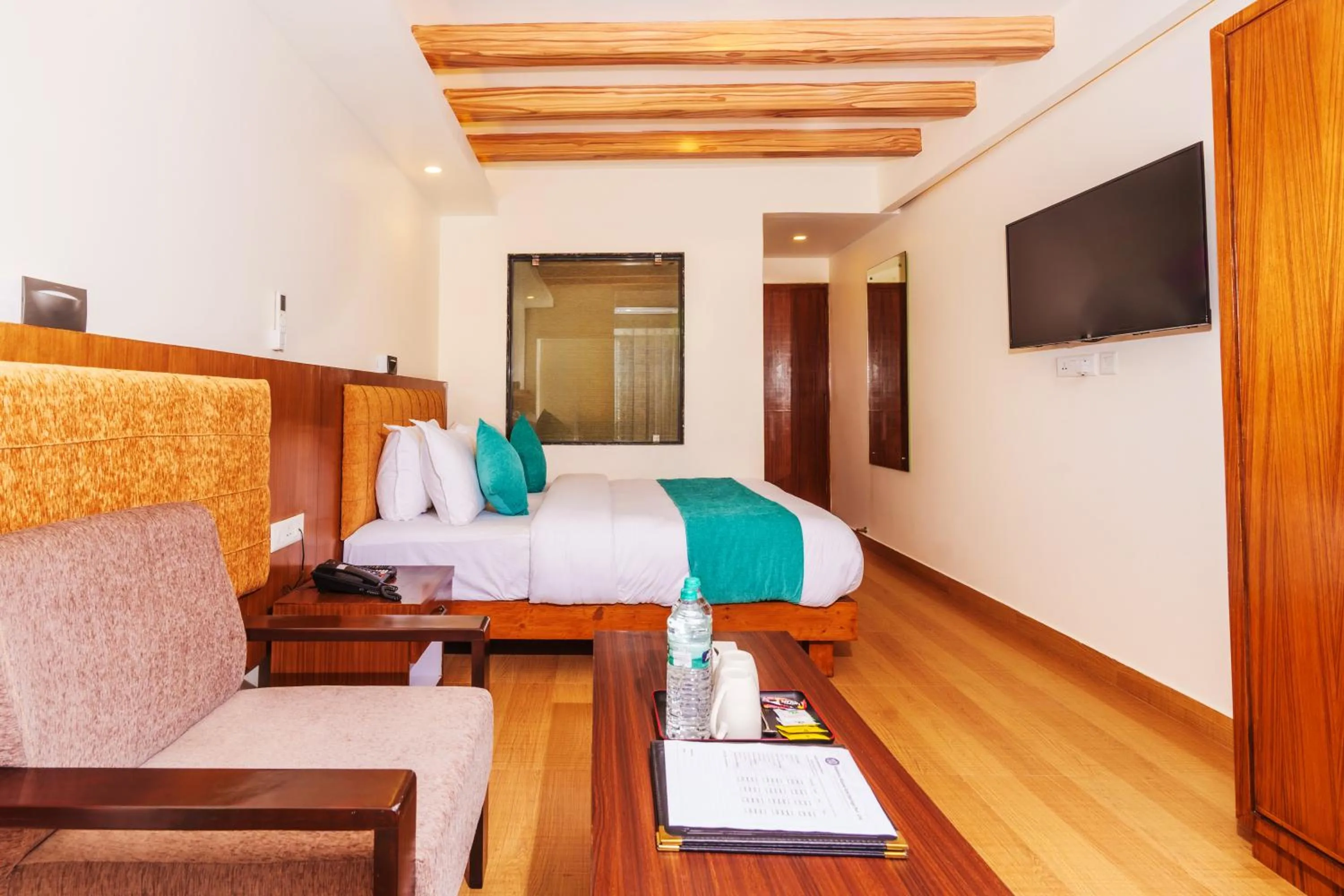 Photo of the whole room, Bed in Pokhara Alpine and Springs