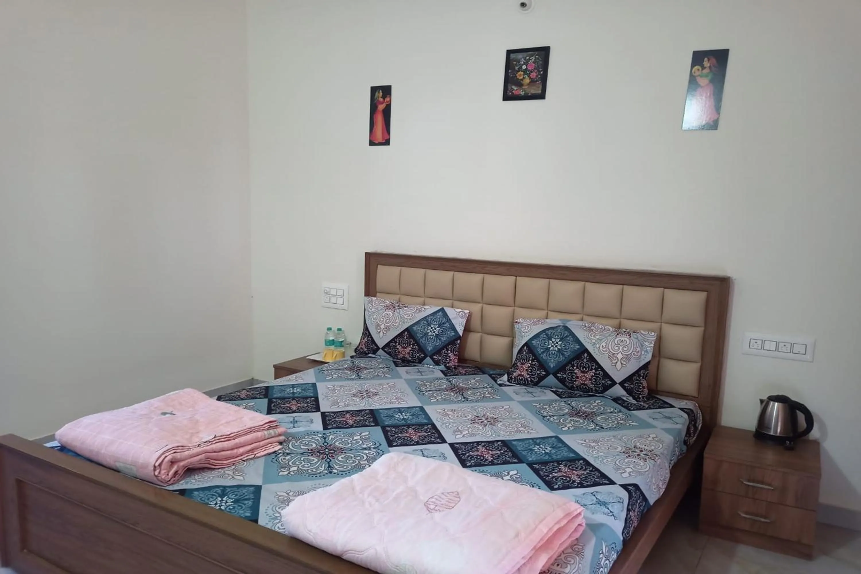 Bed in Dundi Mango Mist Resort