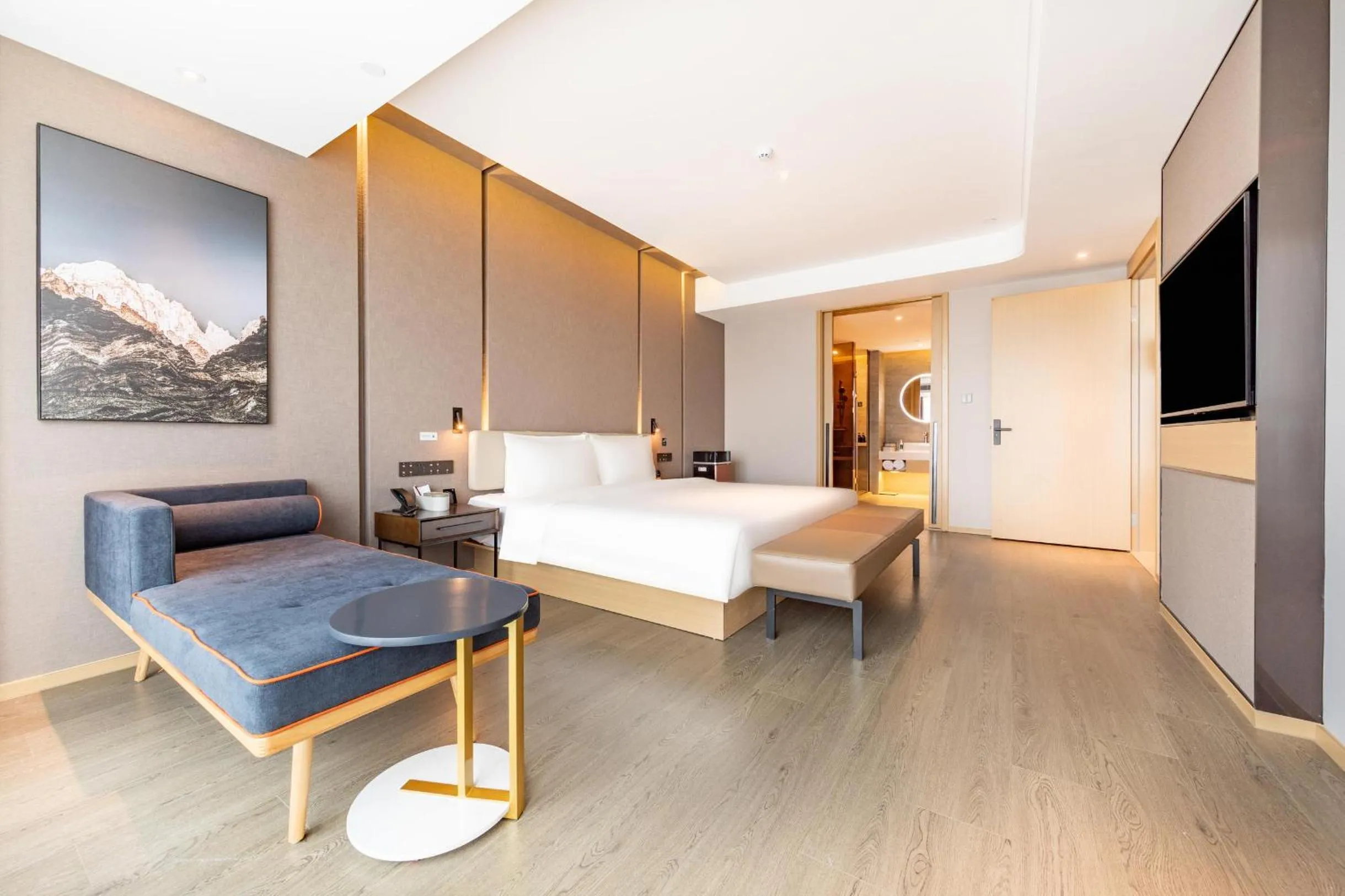 Bedroom, Bed in Atour Hotel Dongguan Fenggang