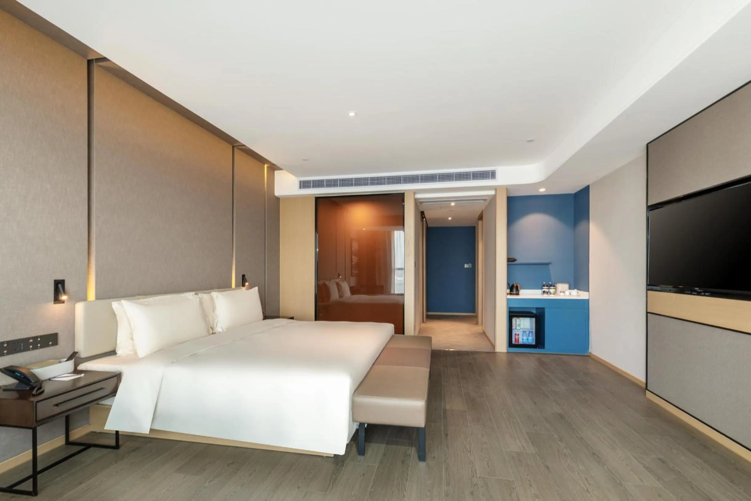 Bedroom, Bed in Atour Hotel Dongguan Fenggang