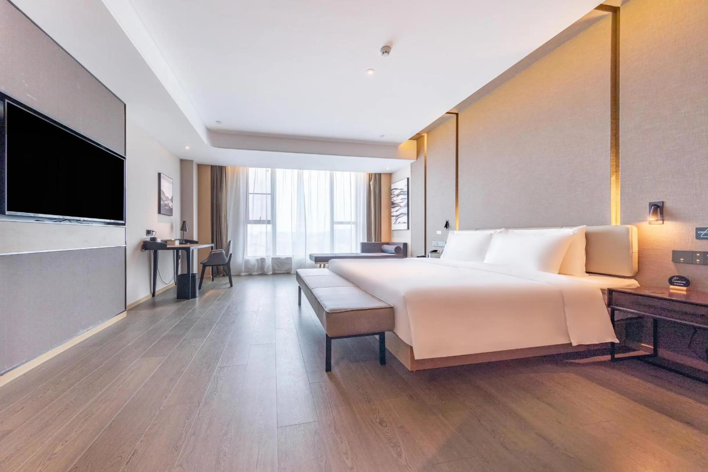 Bedroom, Bed in Atour Hotel Dongguan Fenggang