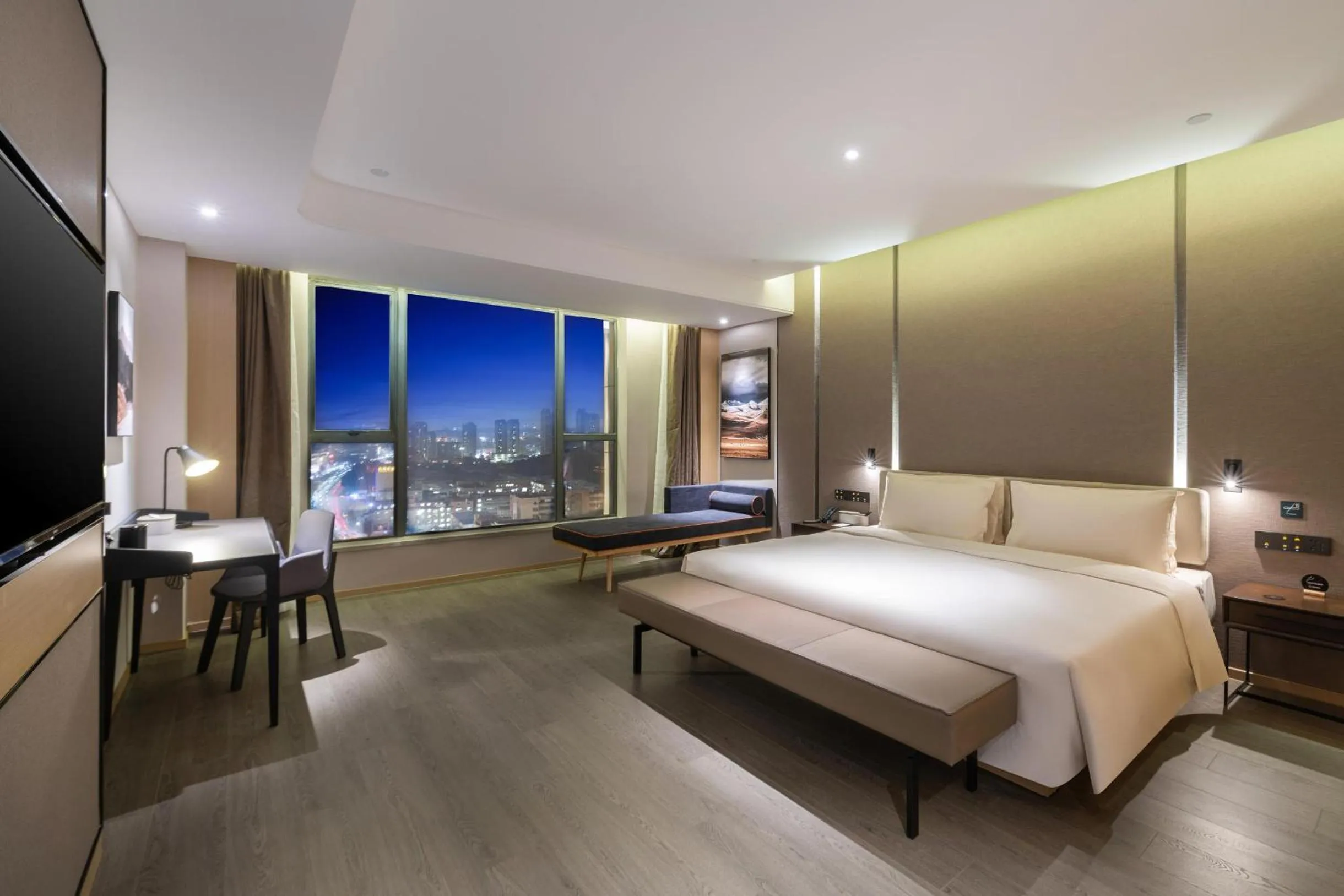 Bedroom, Bed in Atour Hotel Dongguan Fenggang