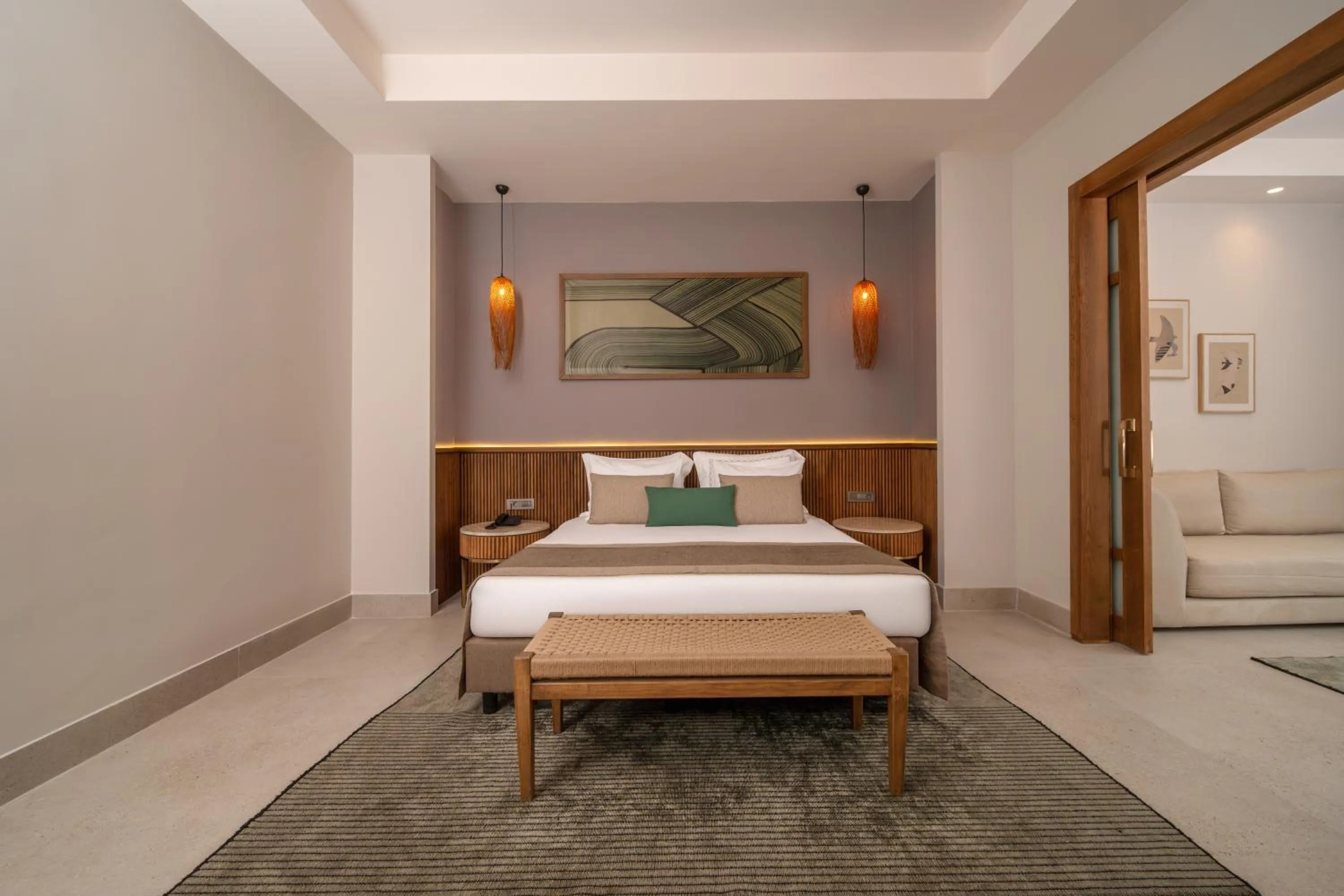 Bedroom in La Blanche Island Bodrum