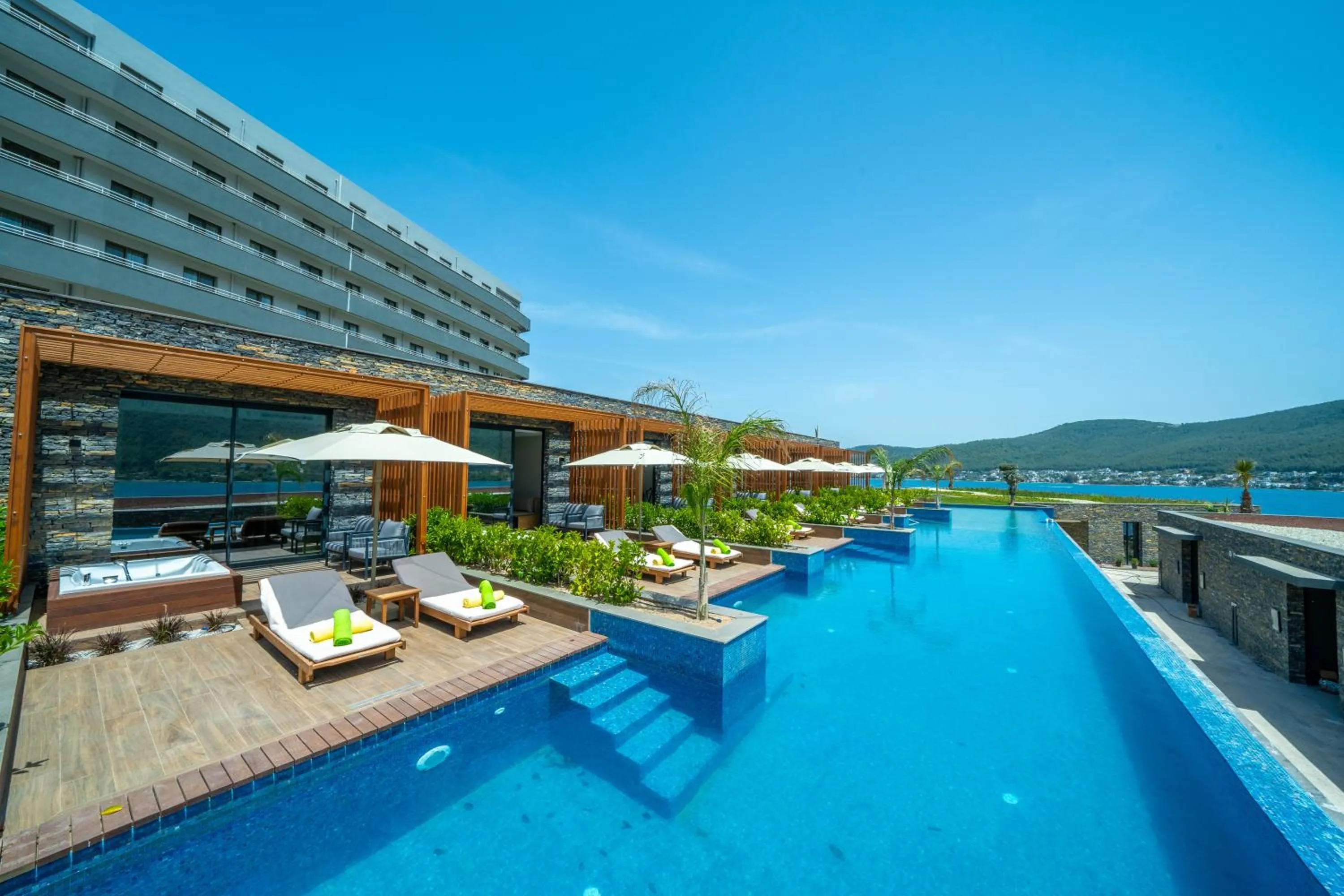 Patio in La Blanche Island Bodrum