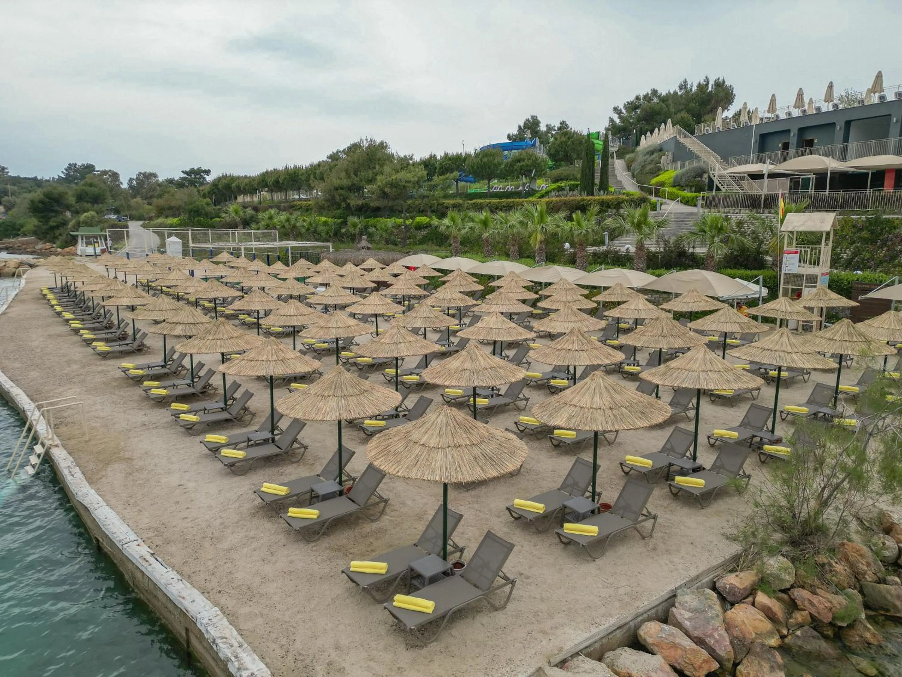 Beach in La Blanche Island Bodrum