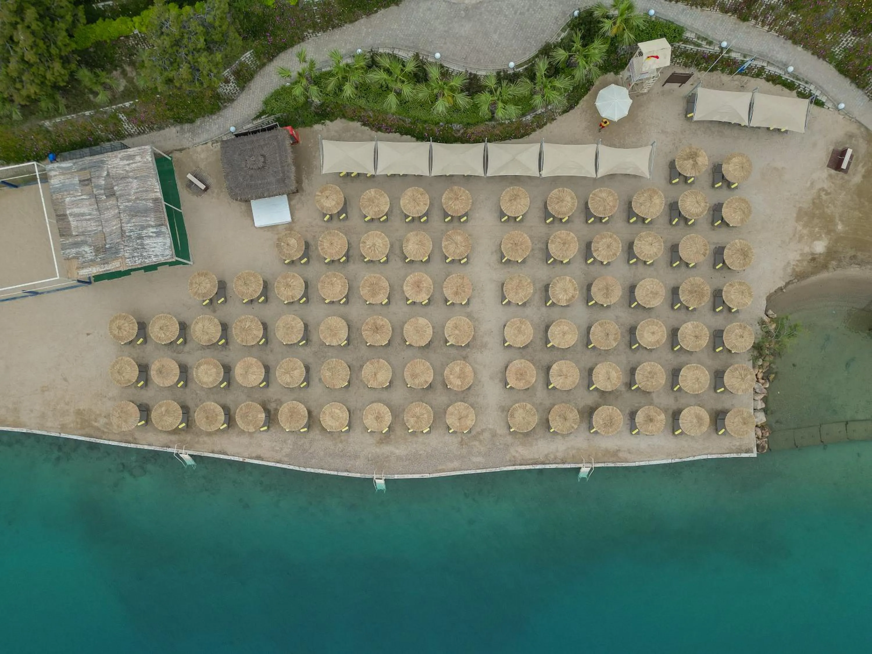 Beach in La Blanche Island Bodrum