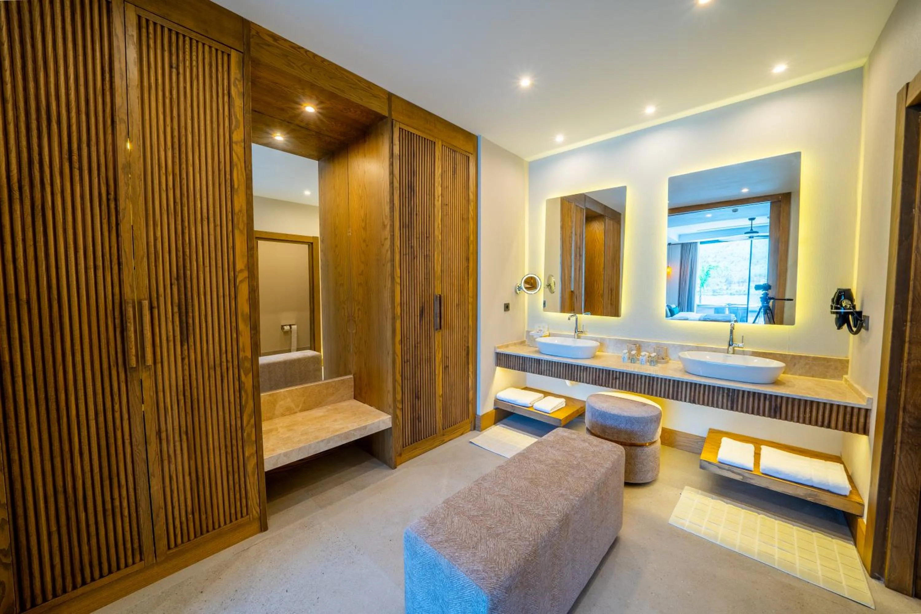 Bathroom, Bed in La Blanche Island Bodrum