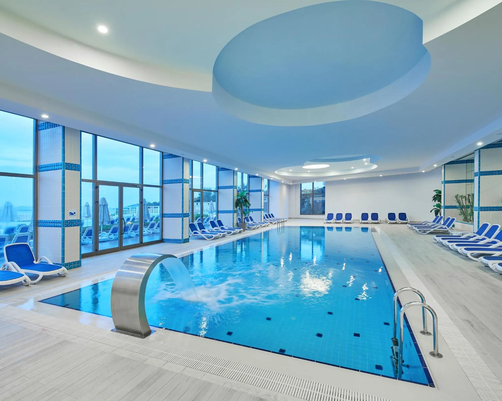 Swimming pool in La Blanche Island Bodrum