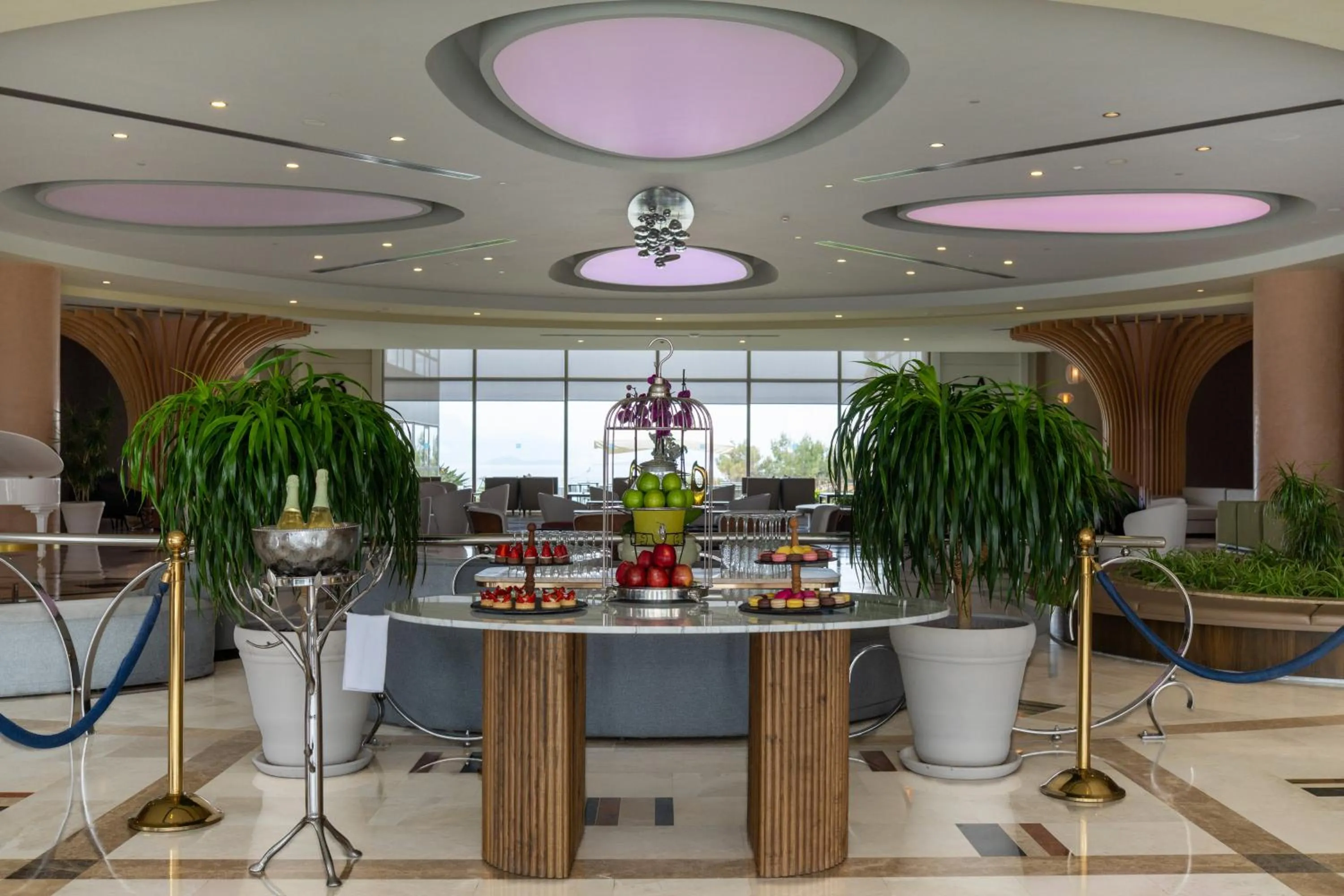 Lobby or reception in La Blanche Island Bodrum