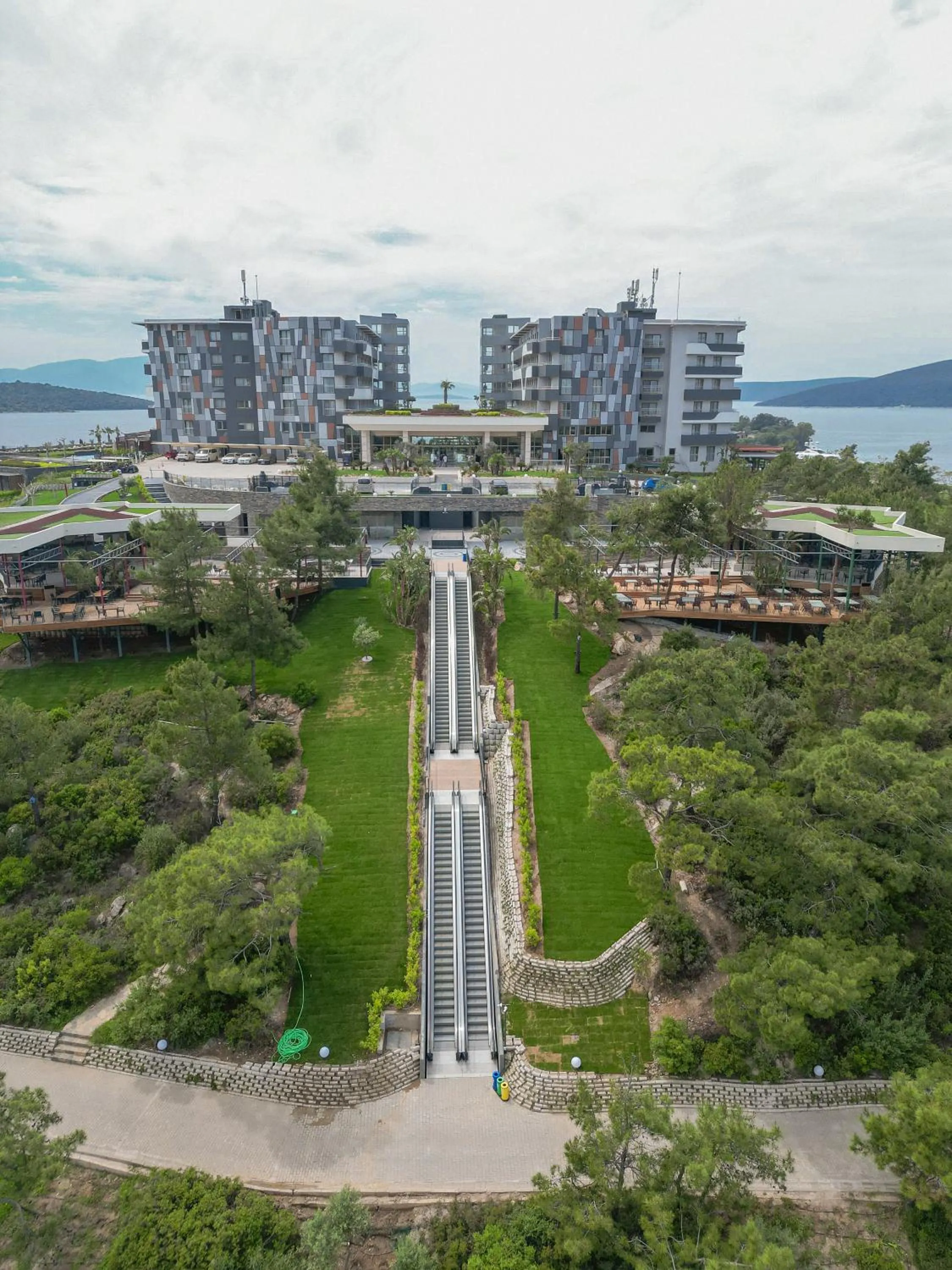 Property building in La Blanche Island Bodrum