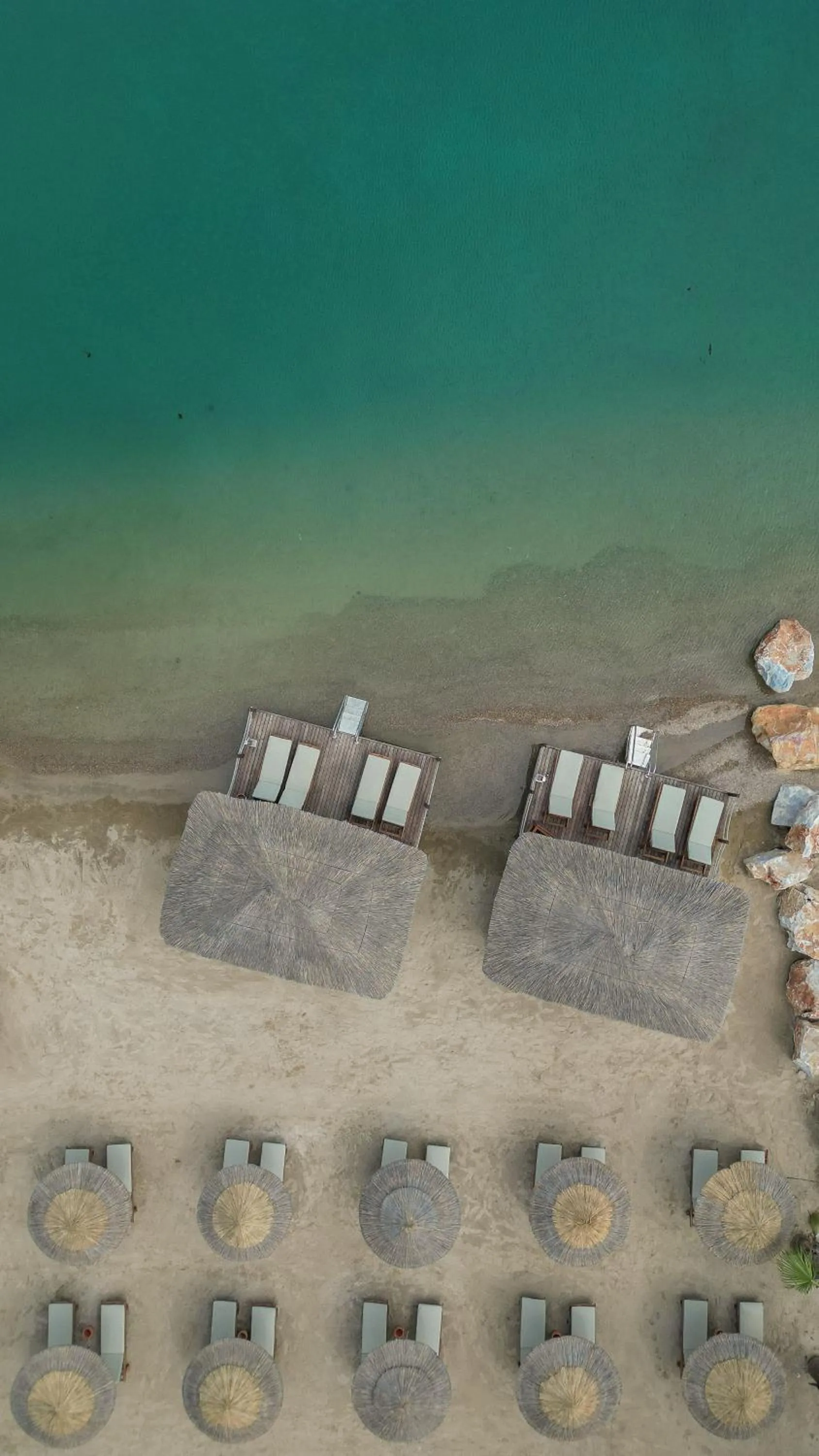 Beach in La Blanche Island Bodrum