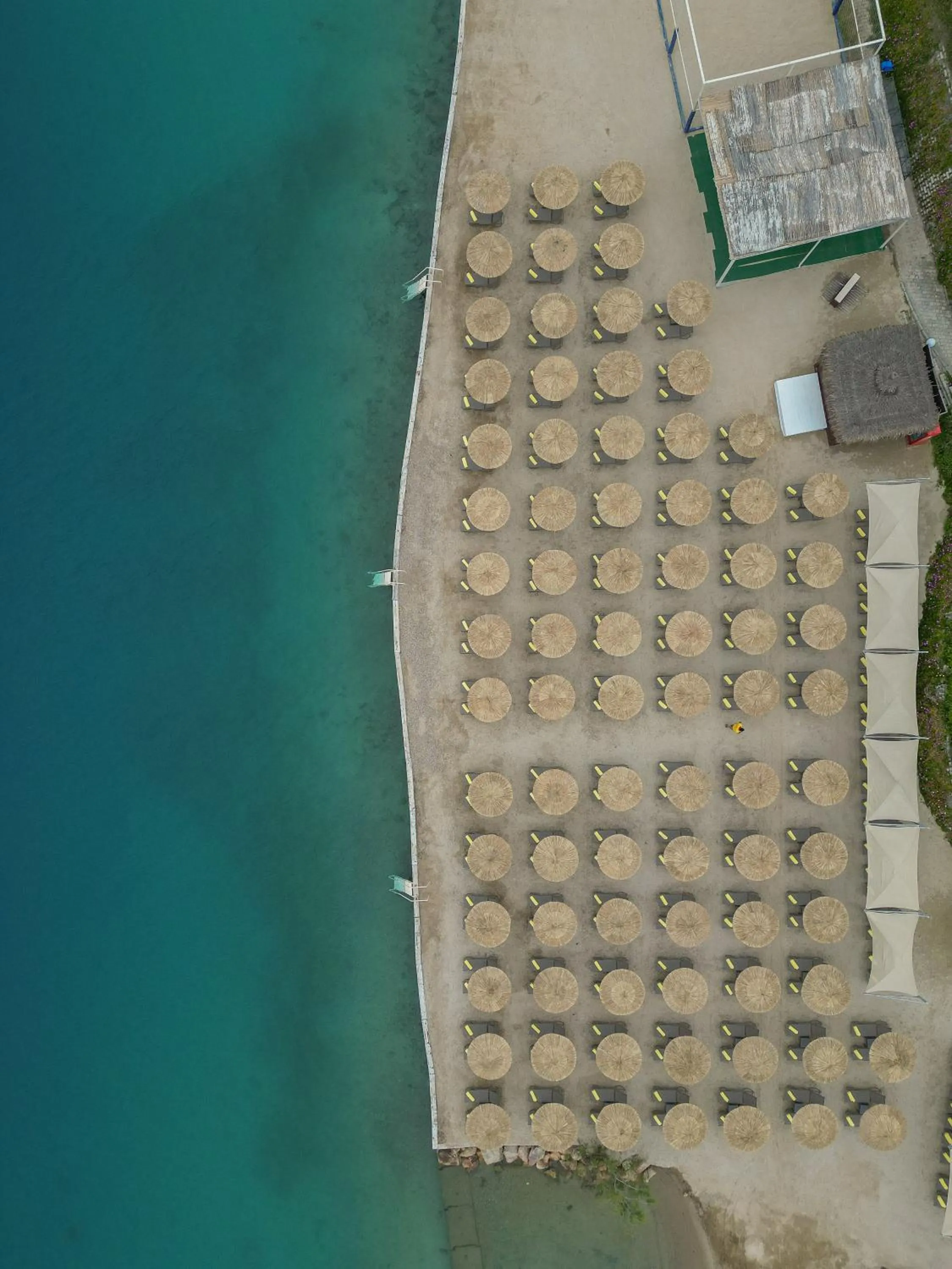 Beach in La Blanche Island Bodrum