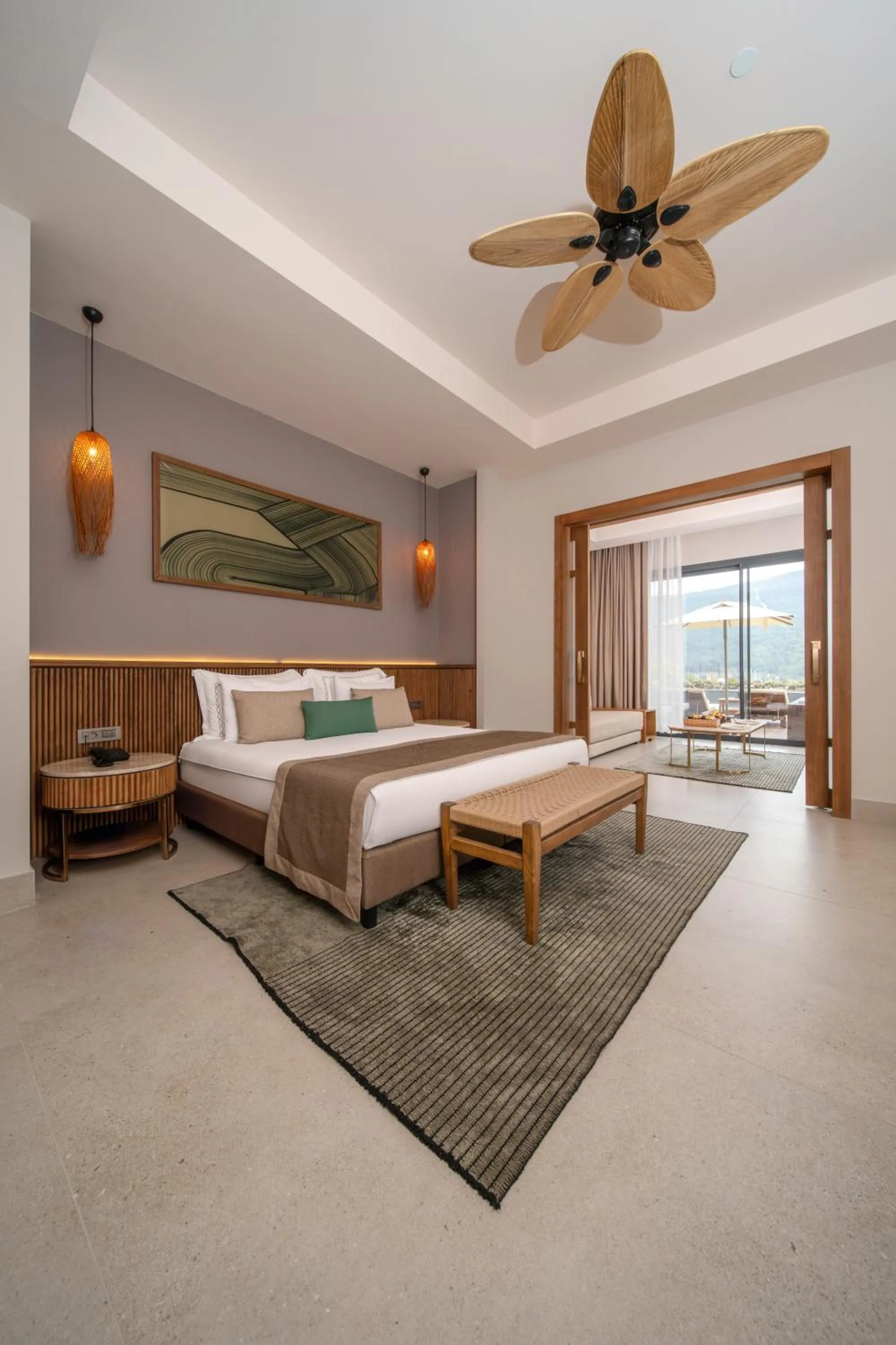 Bedroom, Bed in La Blanche Island Bodrum
