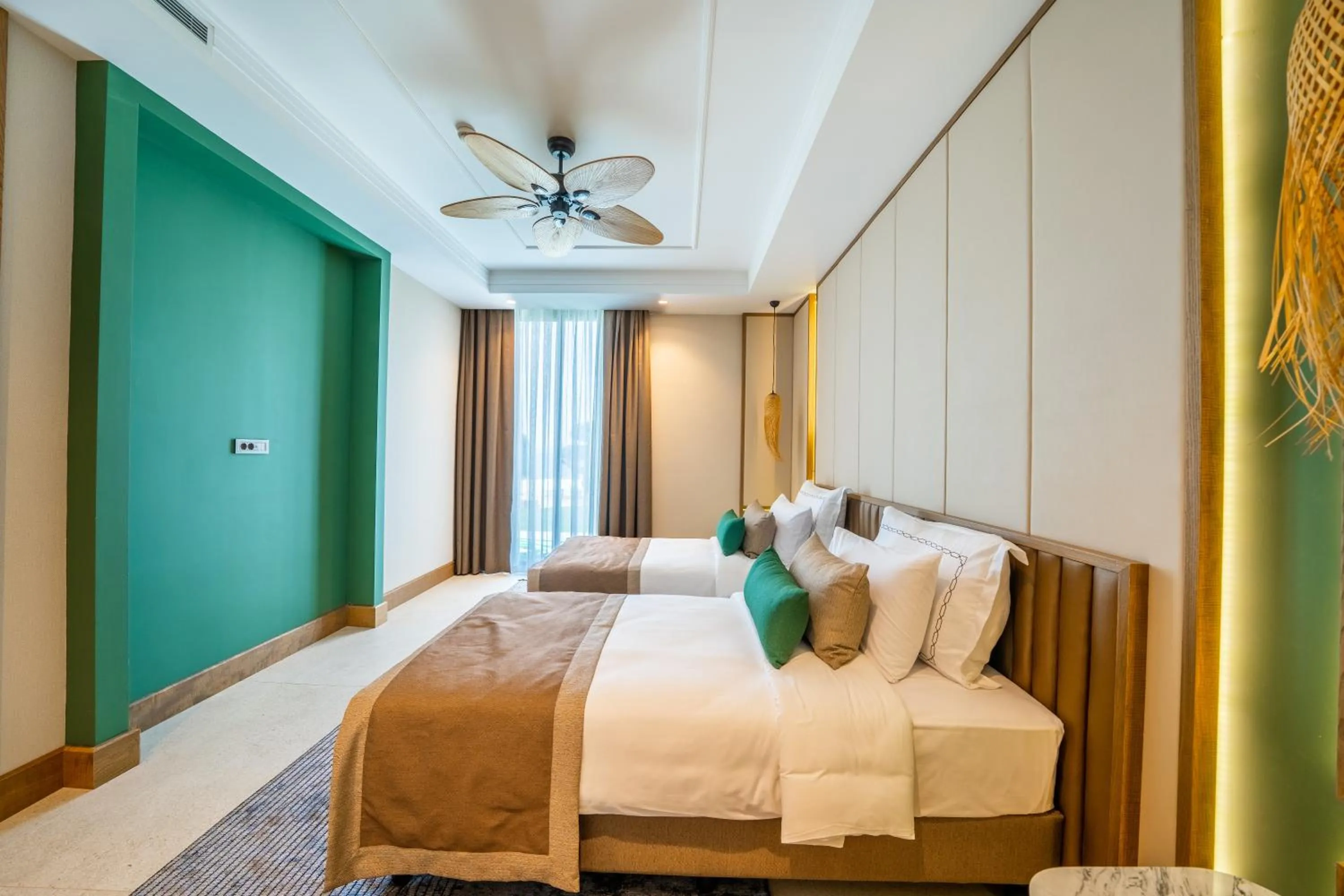 Bed in La Blanche Island Bodrum