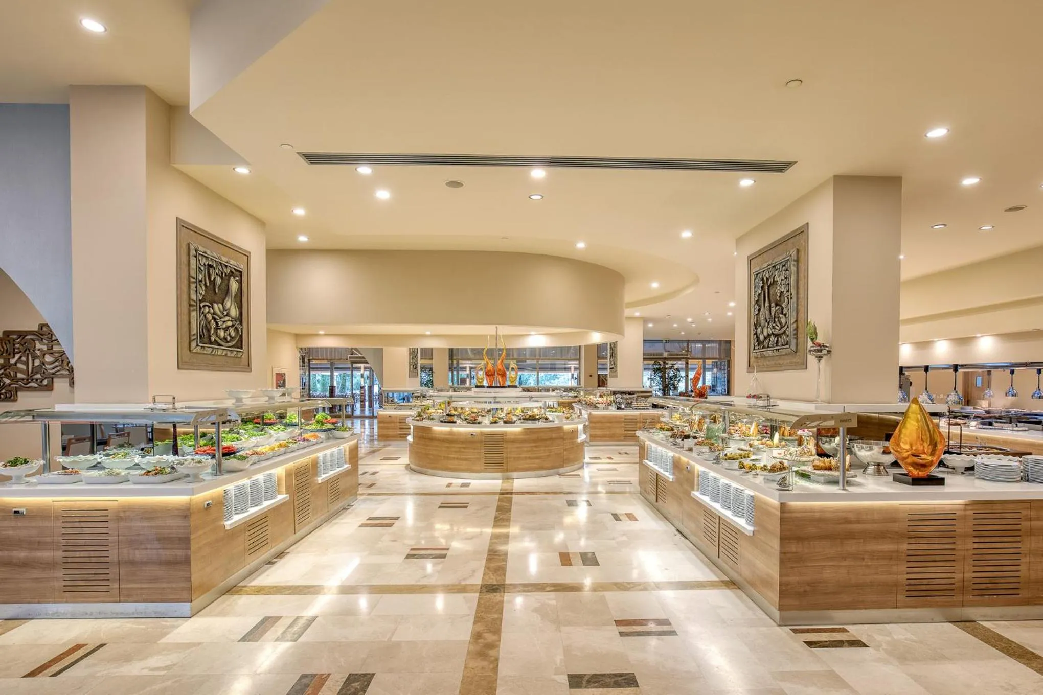 Meals in La Blanche Island Bodrum