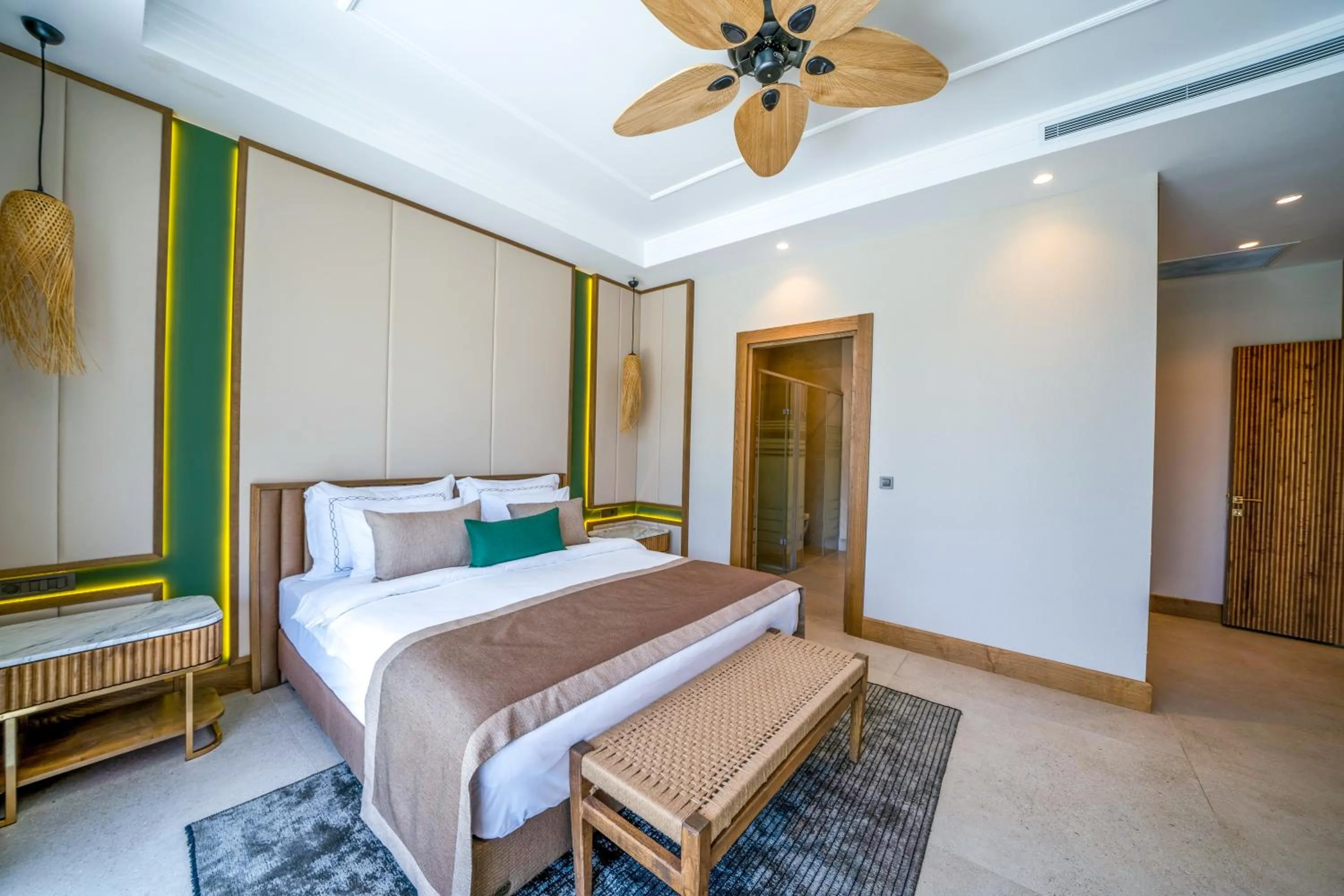 Bed in La Blanche Island Bodrum