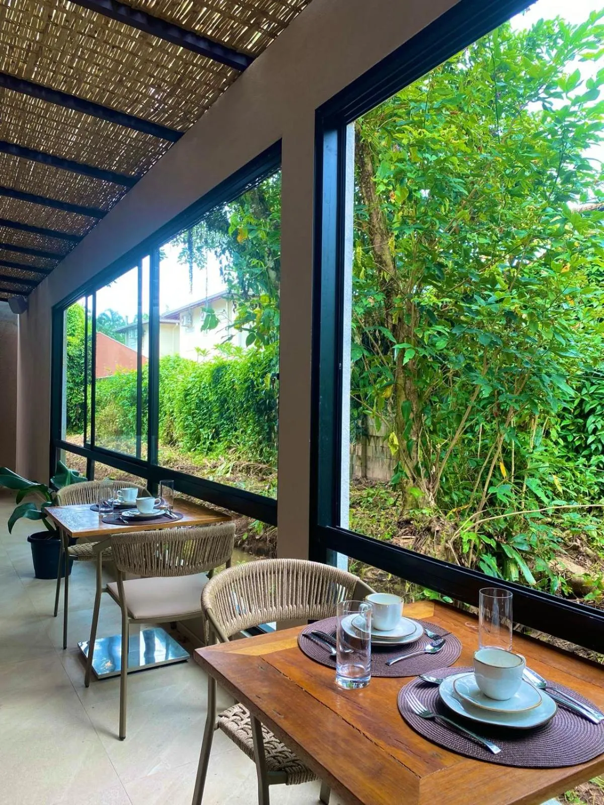 Garden in Pousada Yamandu - SPA Aquecido