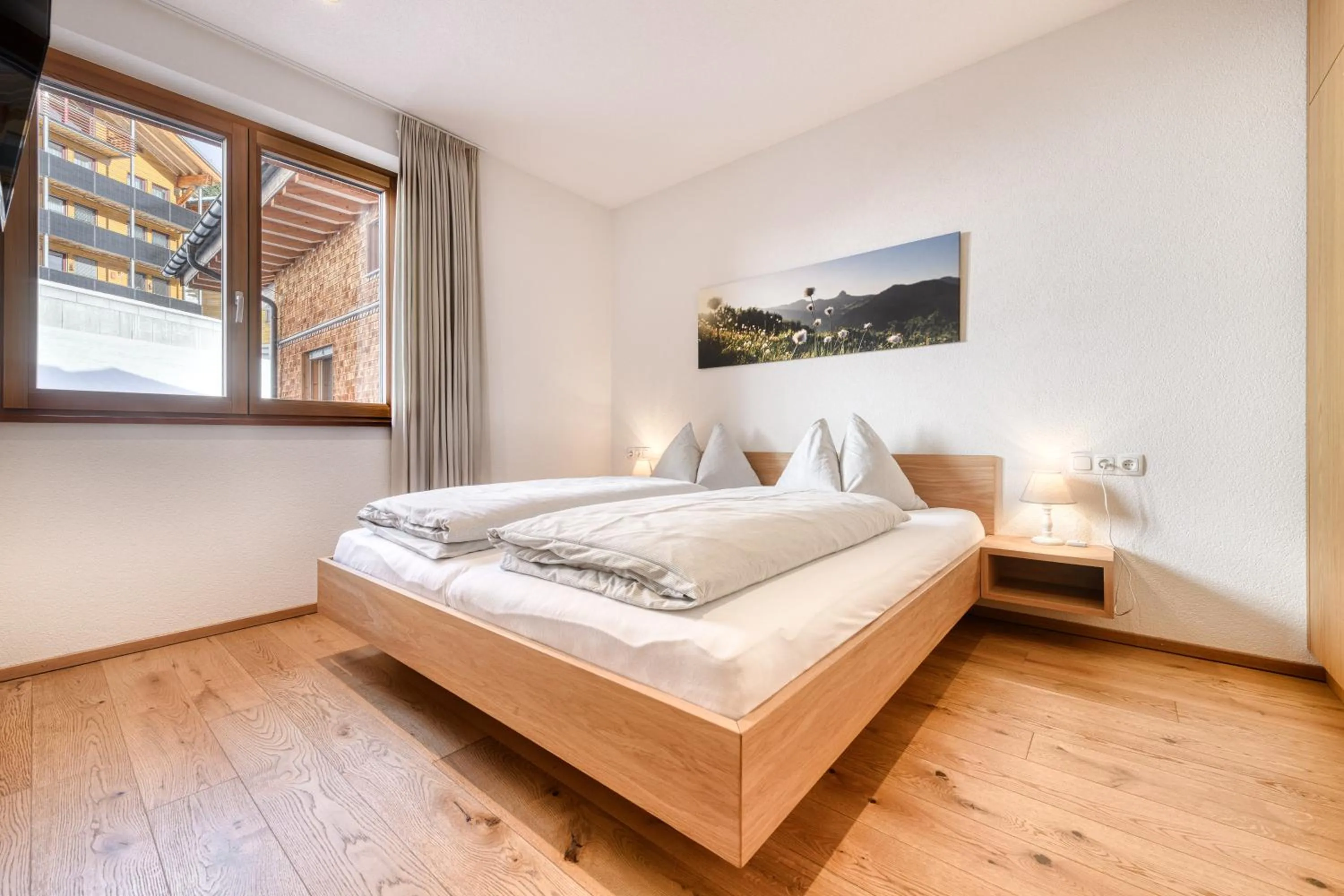 Bedroom, Bed in Damüls Appartements