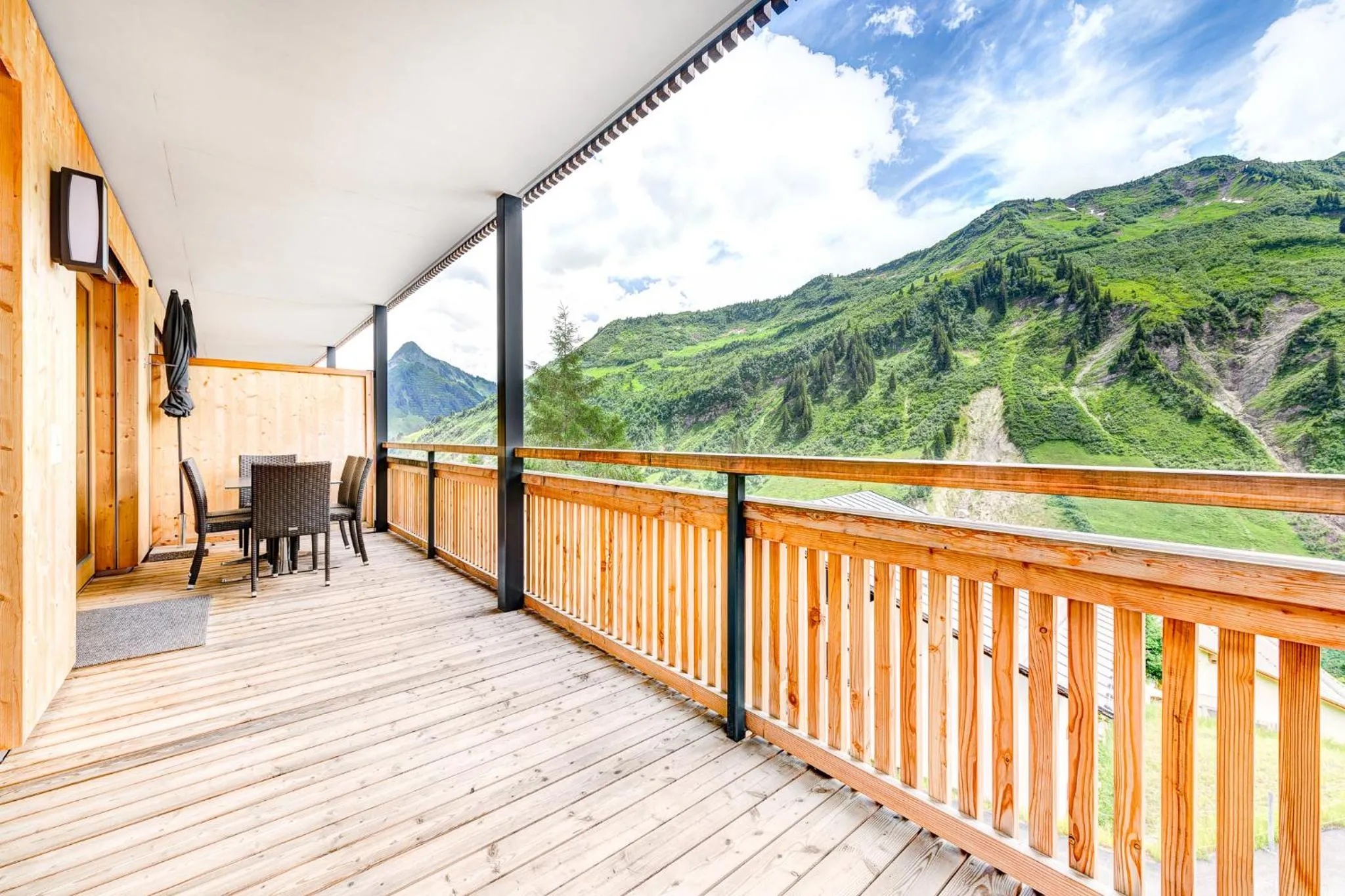 Balcony/Terrace in Damüls Appartements