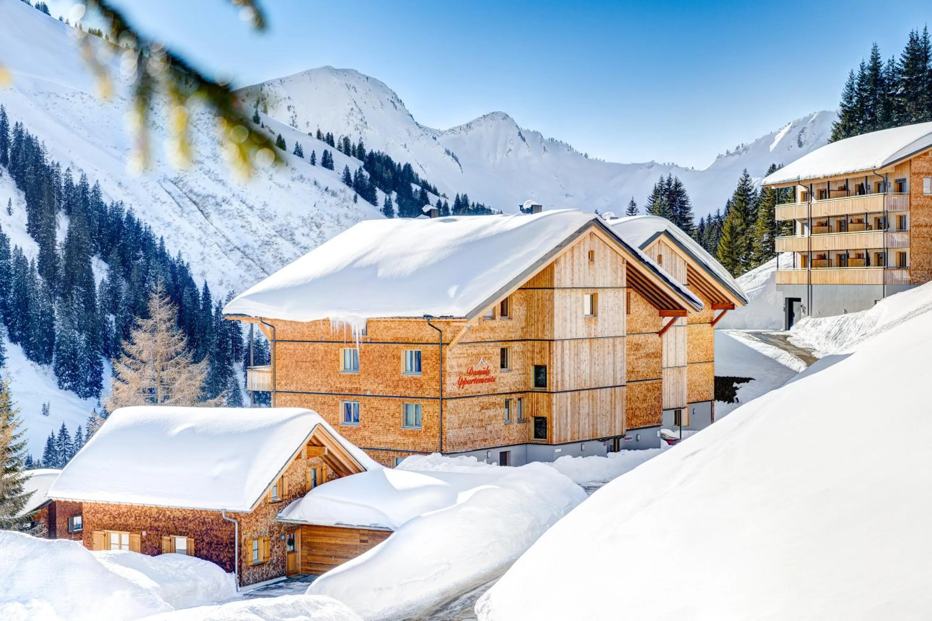 Winter in Damüls Appartements