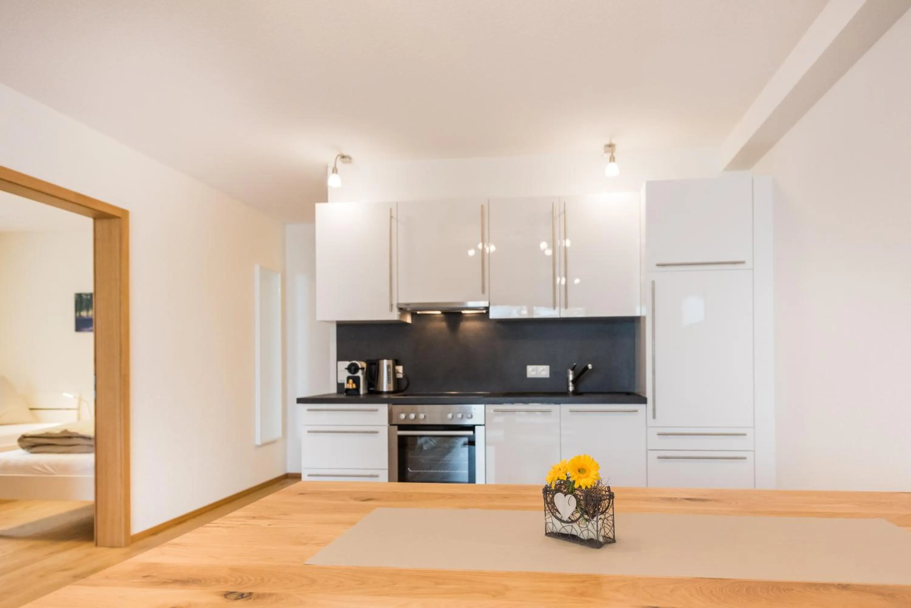 Kitchen or kitchenette in Damüls Appartements