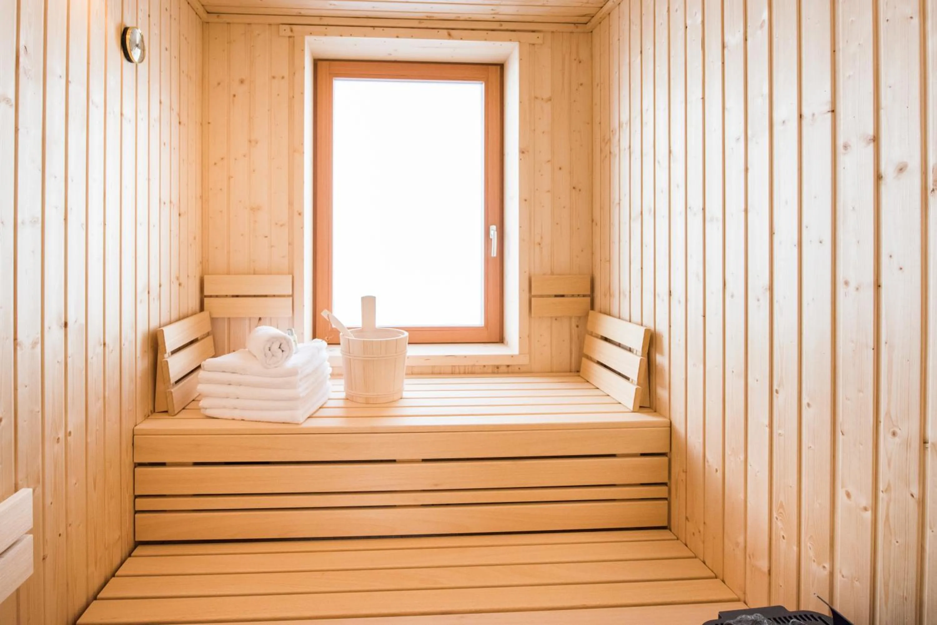 Sauna, Bed in Damüls Appartements