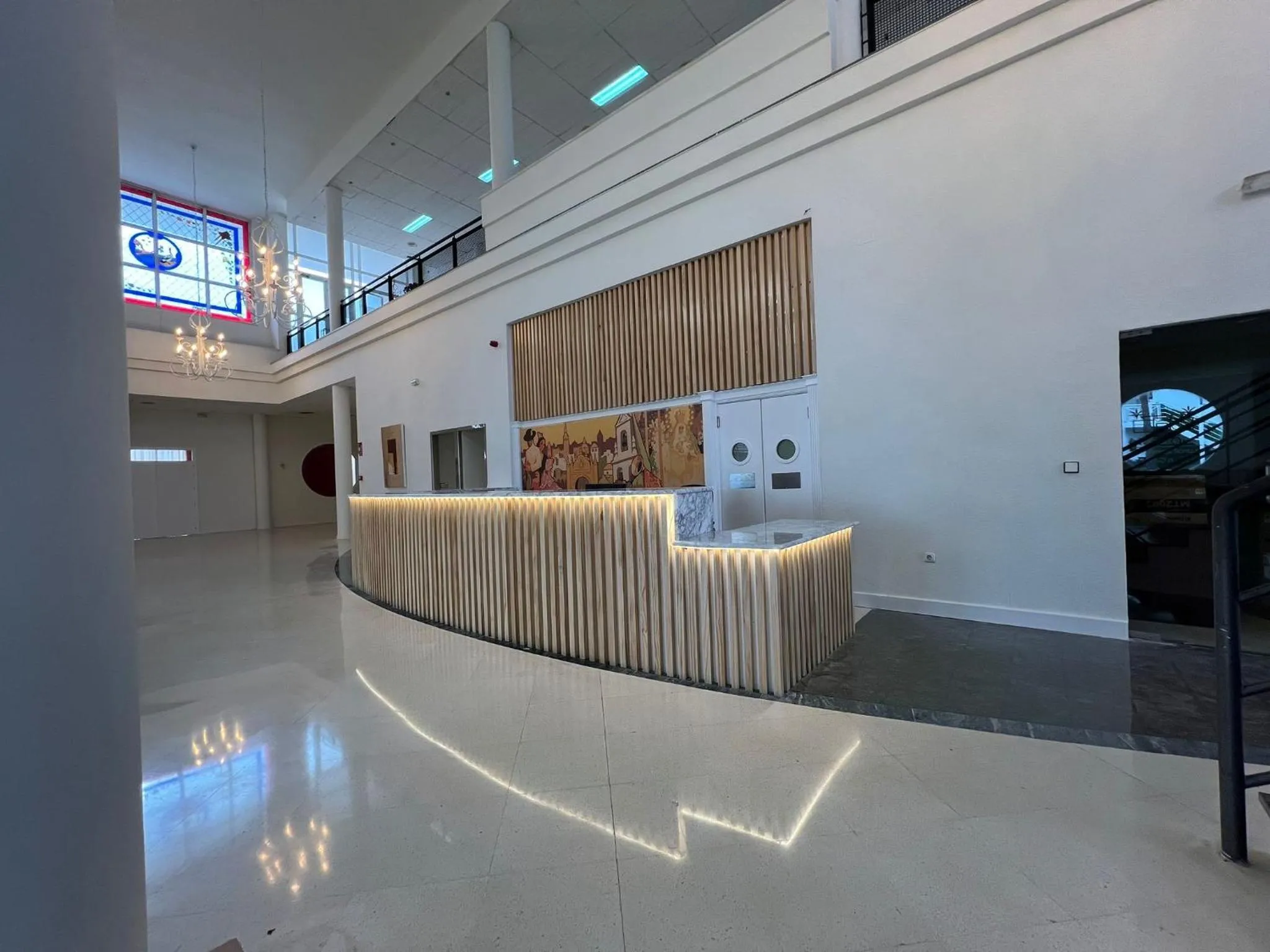 Lobby or reception in Hospedium Hotel Sky Blu Torre de Sevilla