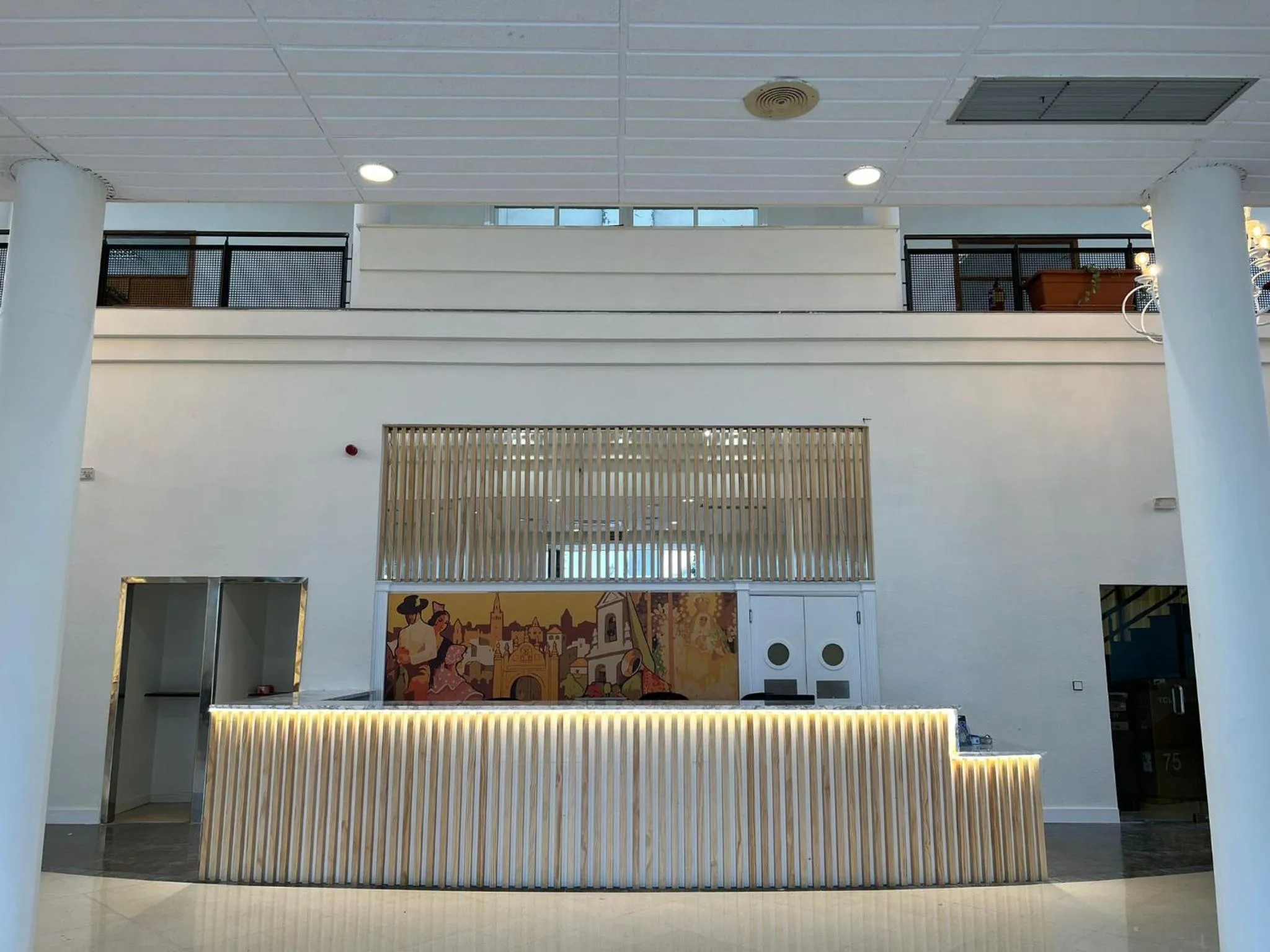 Lobby or reception in Hospedium Hotel Sky Blu Torre de Sevilla
