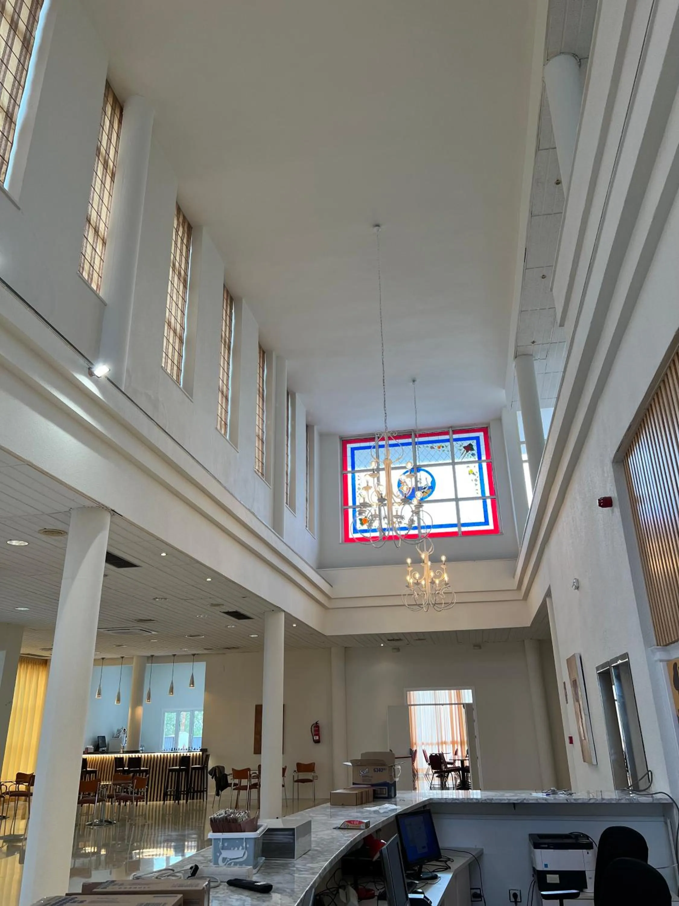 Lobby or reception in Hospedium Hotel Sky Blu Torre de Sevilla