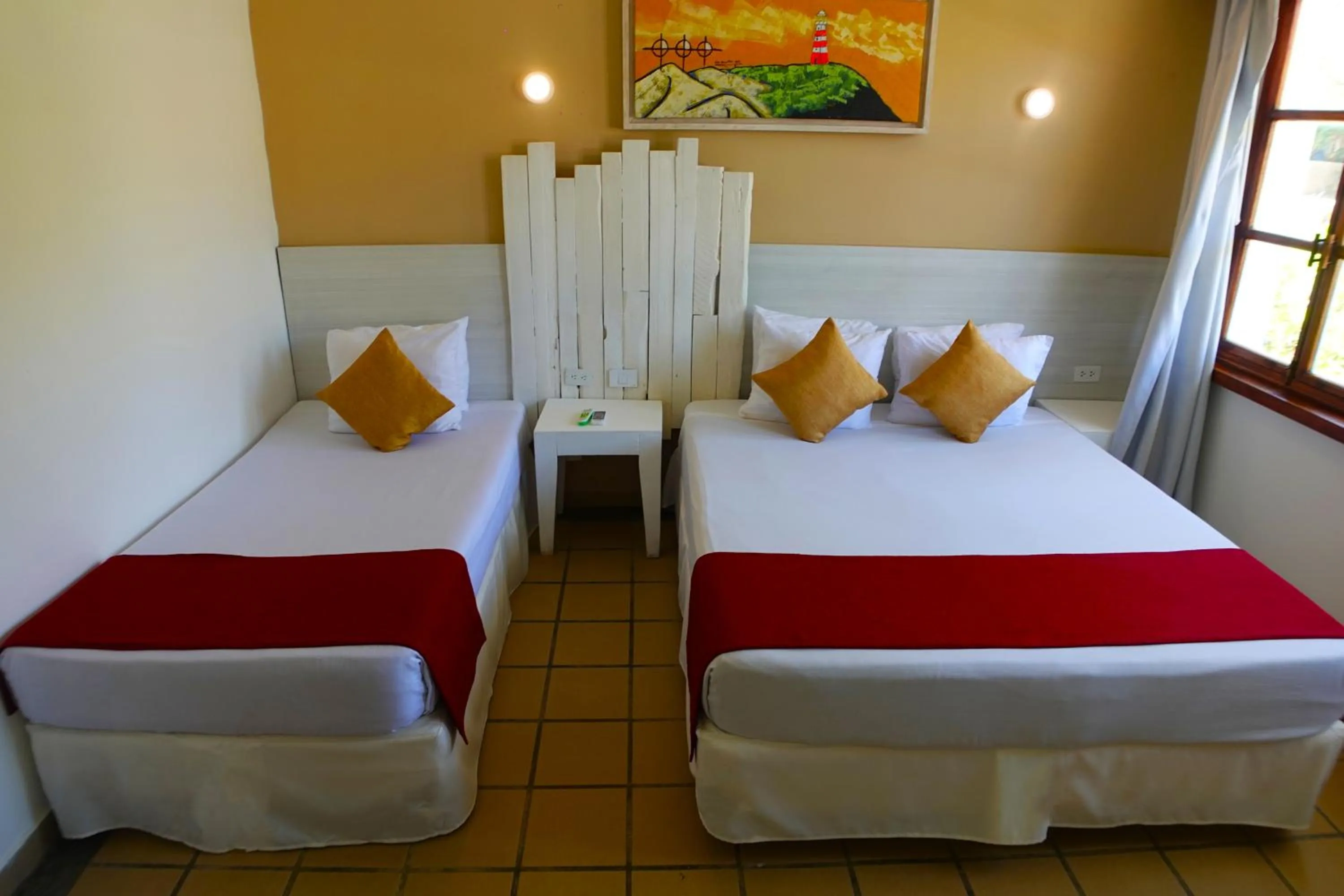 Decorative detail, Bed in Sunsol Ecoland