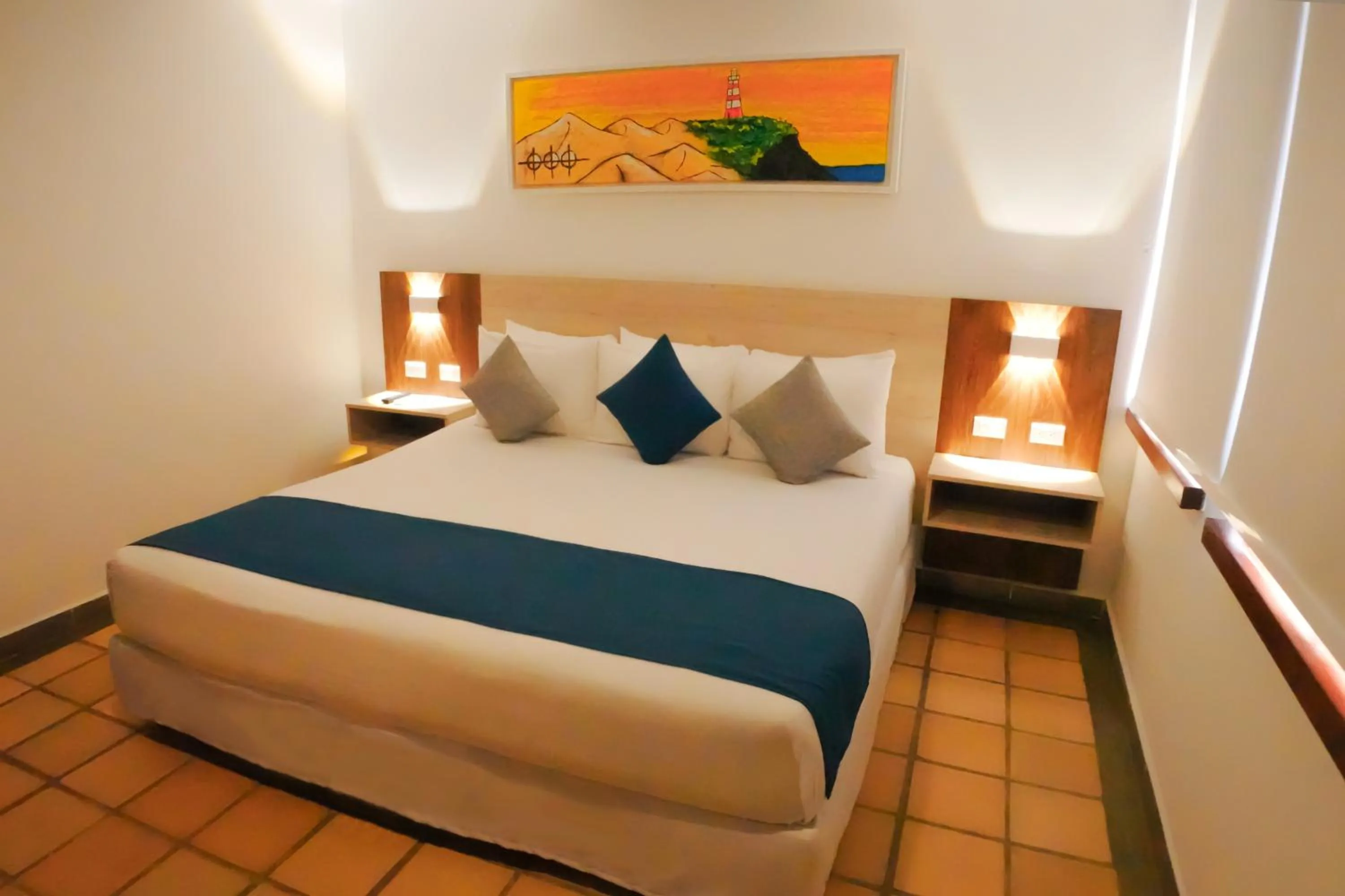 Decorative detail, Bed in Sunsol Ecoland