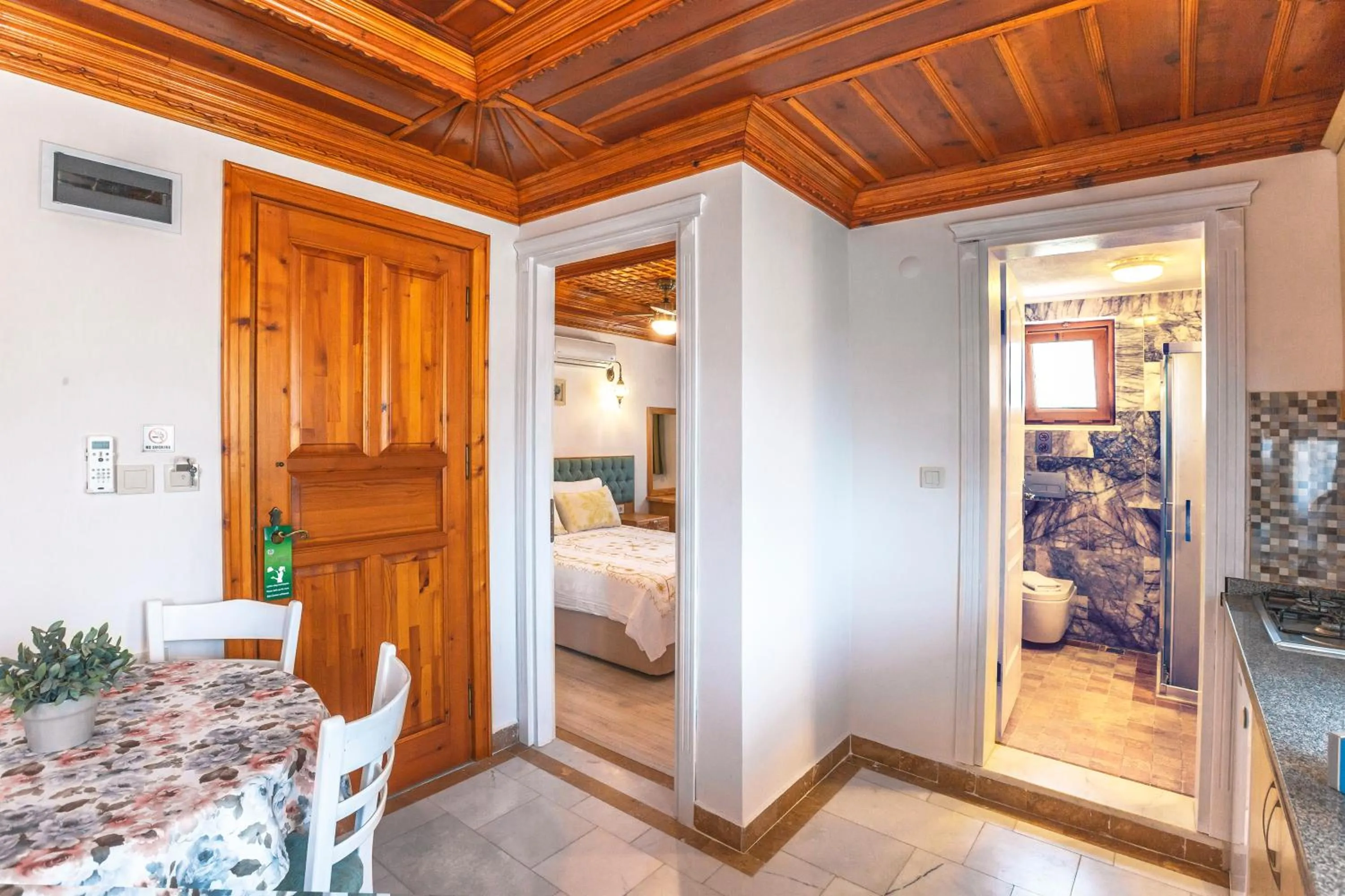 Seating area, Bed in Gumus Konak